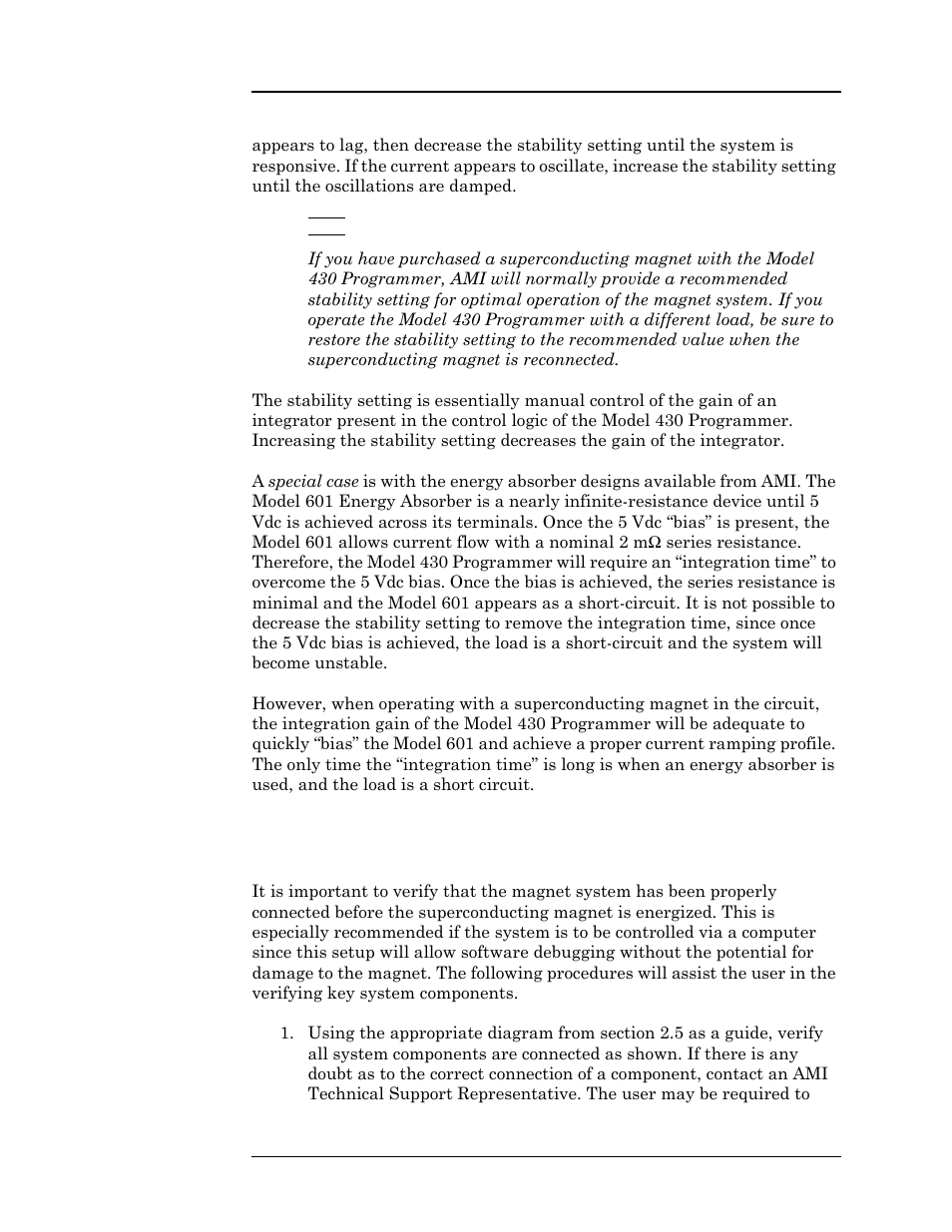 9 power-up and test procedure, Installation | American Magnetics 05300PS-430-601 High Stability Integrated Power Supply System User Manual | Page 39 / 226