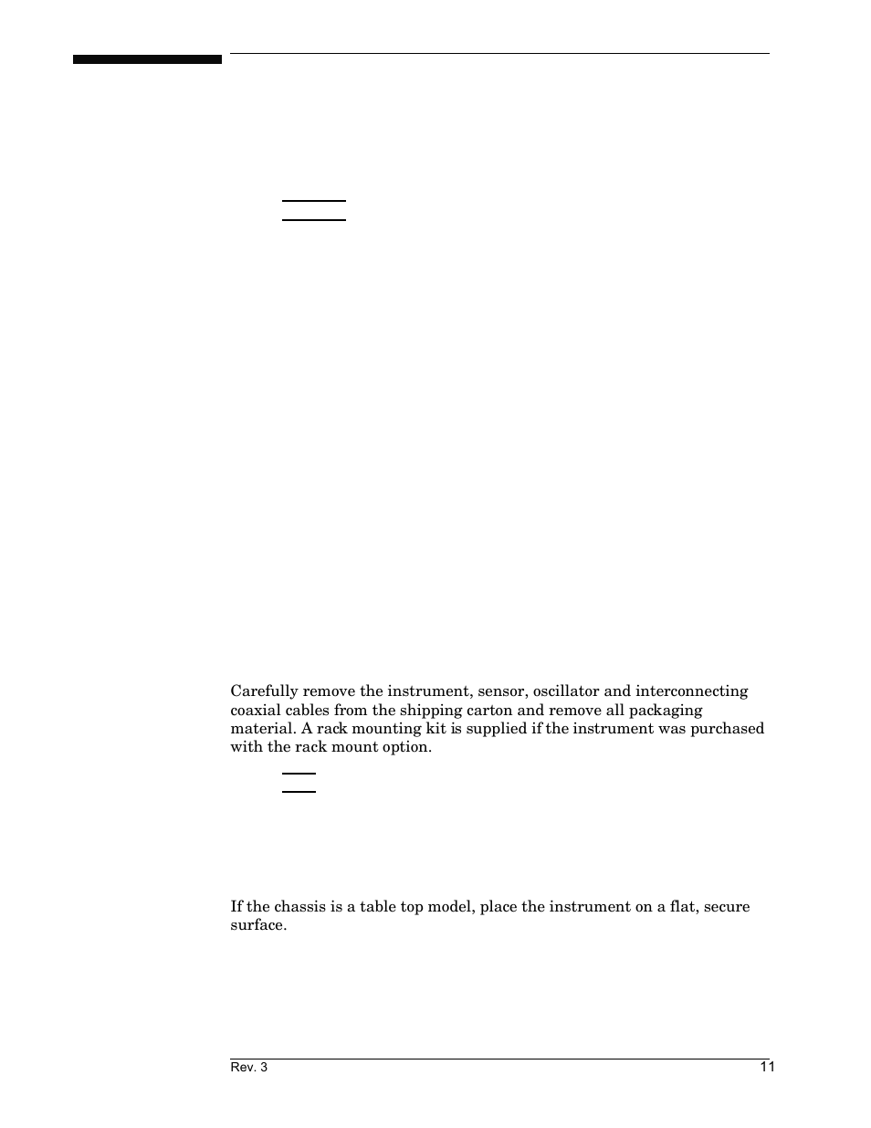 2 installation, 1 unpacking the instrument, Installation | American Magnetics 185 & 186 Liquid Level Instruments (CE-Marked) User Manual | Page 21 / 82