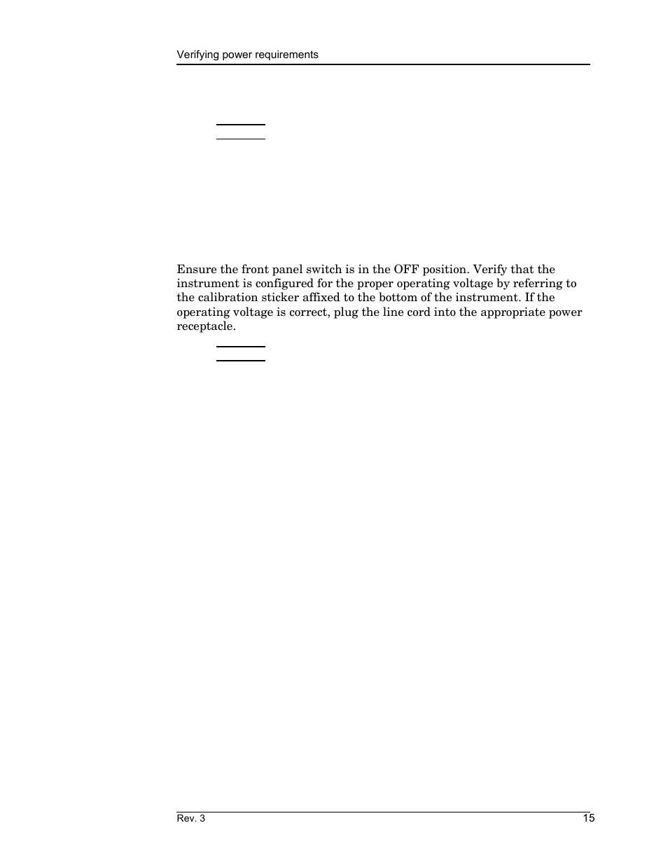 7 connecting the instrument to power, Installation | American Magnetics 185 & 186 Liquid Level Instruments (CE-Marked) User Manual | Page 25 / 82
