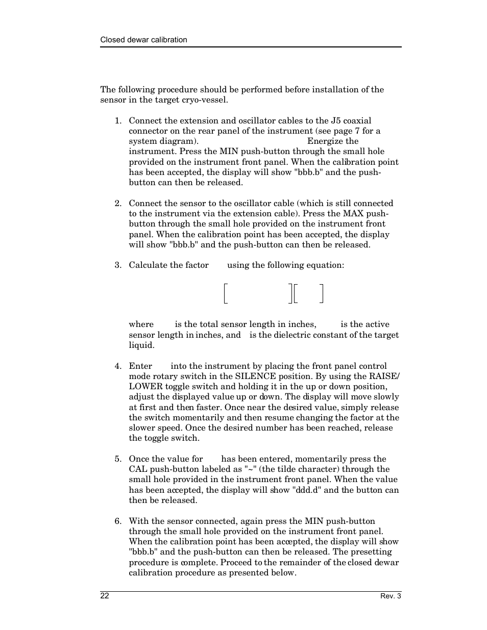 1 presetting the max/min calibration points, Calibration | American Magnetics 185 & 186 Liquid Level Instruments (CE-Marked) User Manual | Page 32 / 82