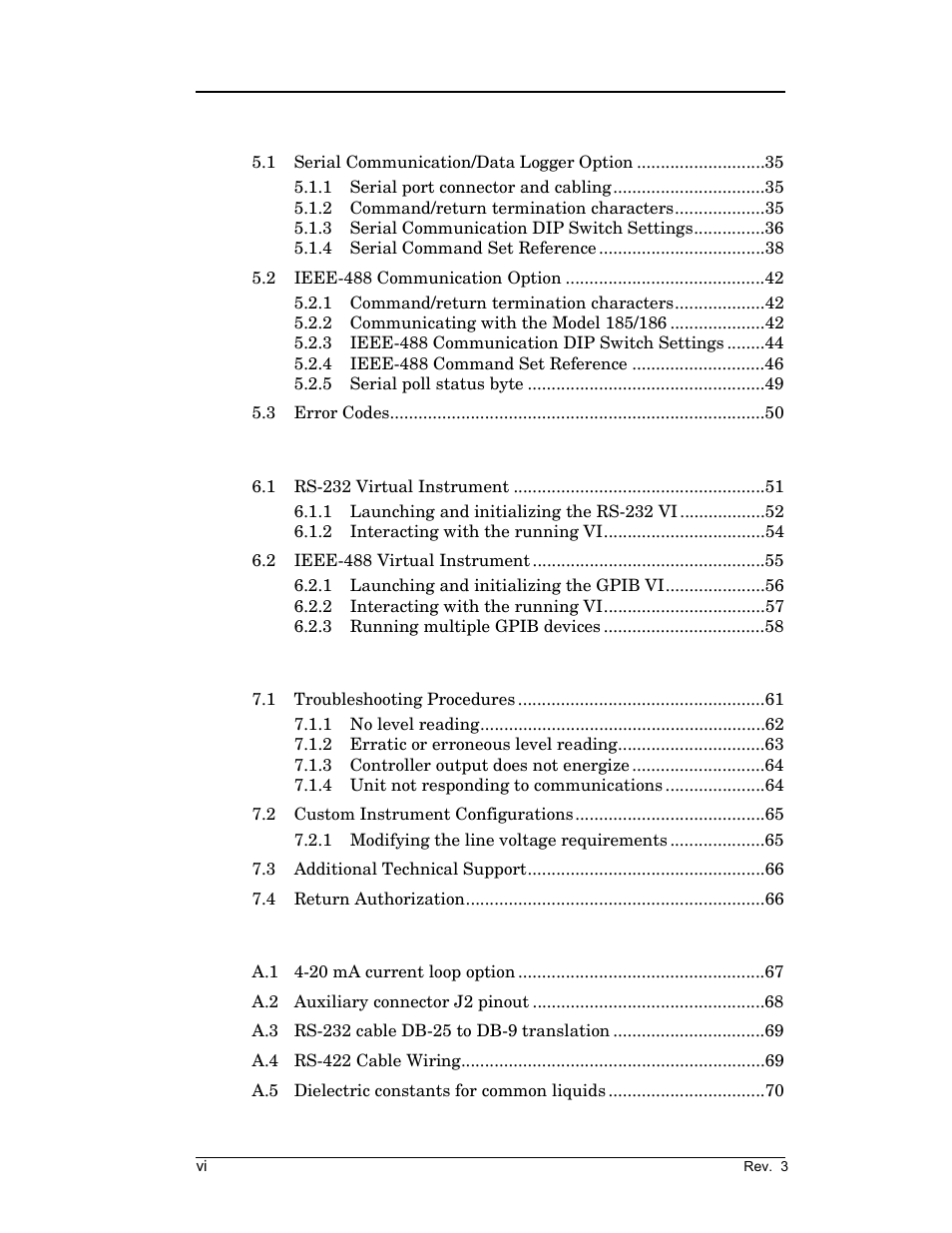 American Magnetics 185 & 186 Liquid Level Instruments (CE-Marked) User Manual | Page 6 / 82