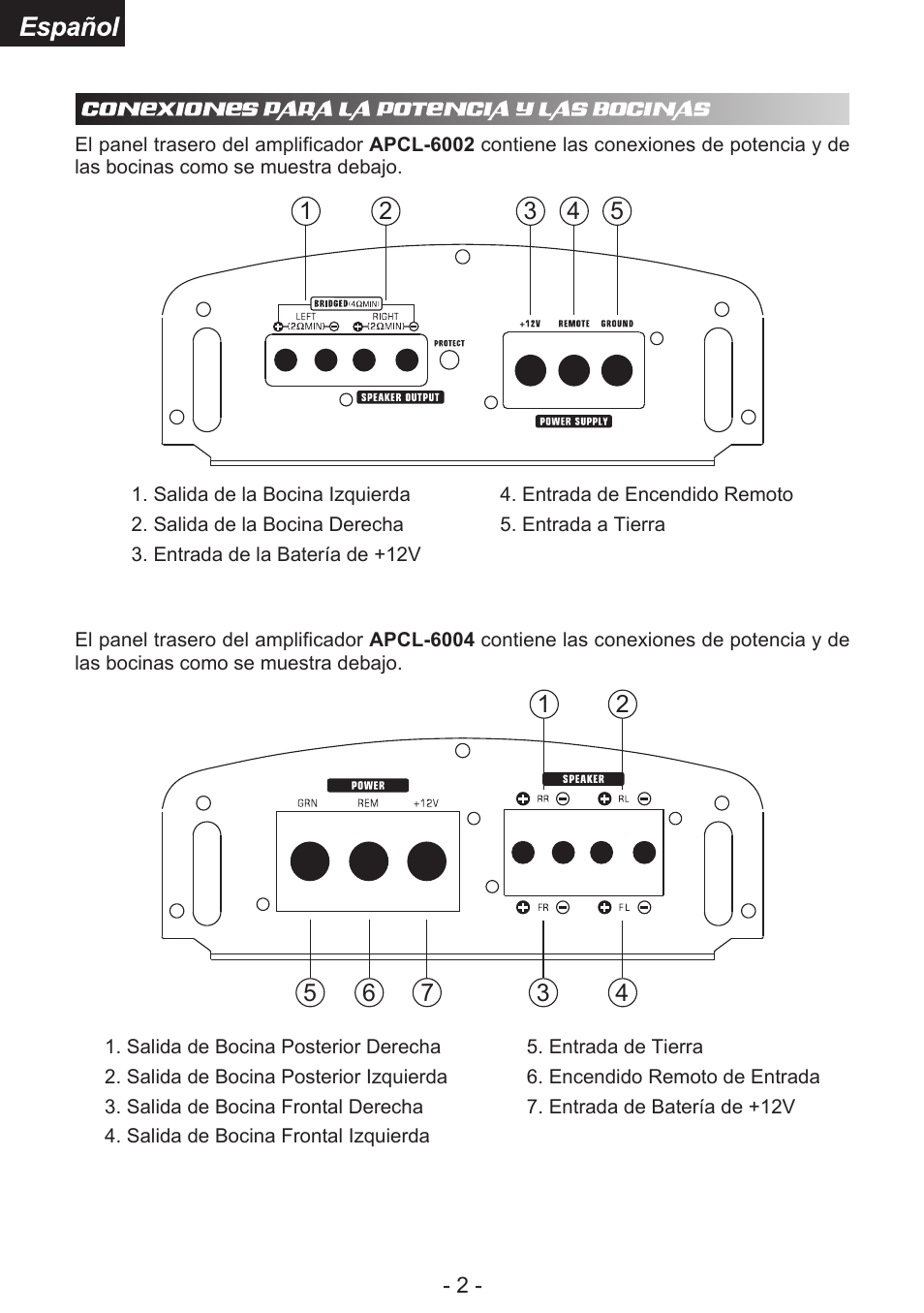 Audiopipe APCL-6002 es User Manual | Page 17 / 26