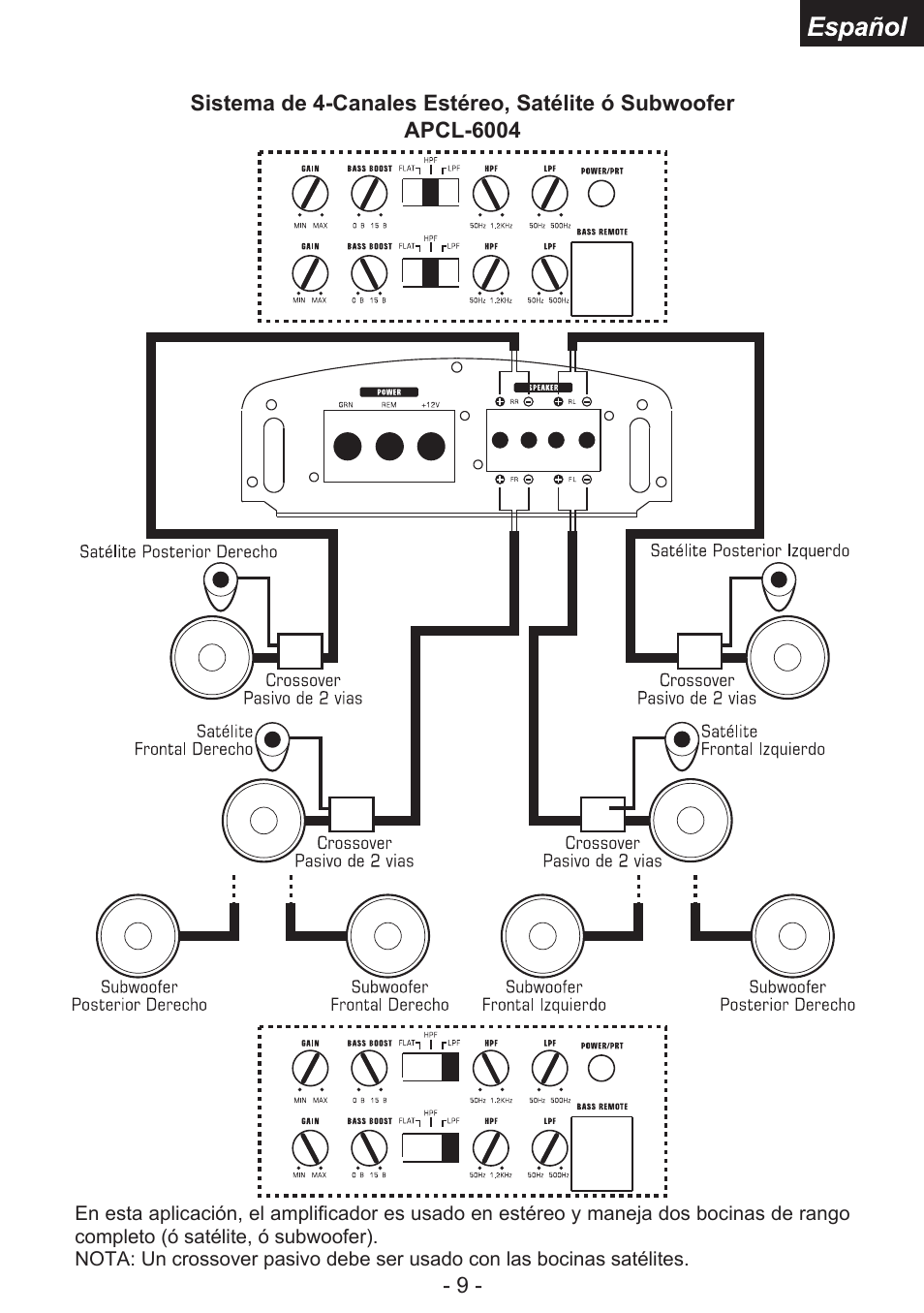 Audiopipe APCL-6002 es User Manual | Page 24 / 26