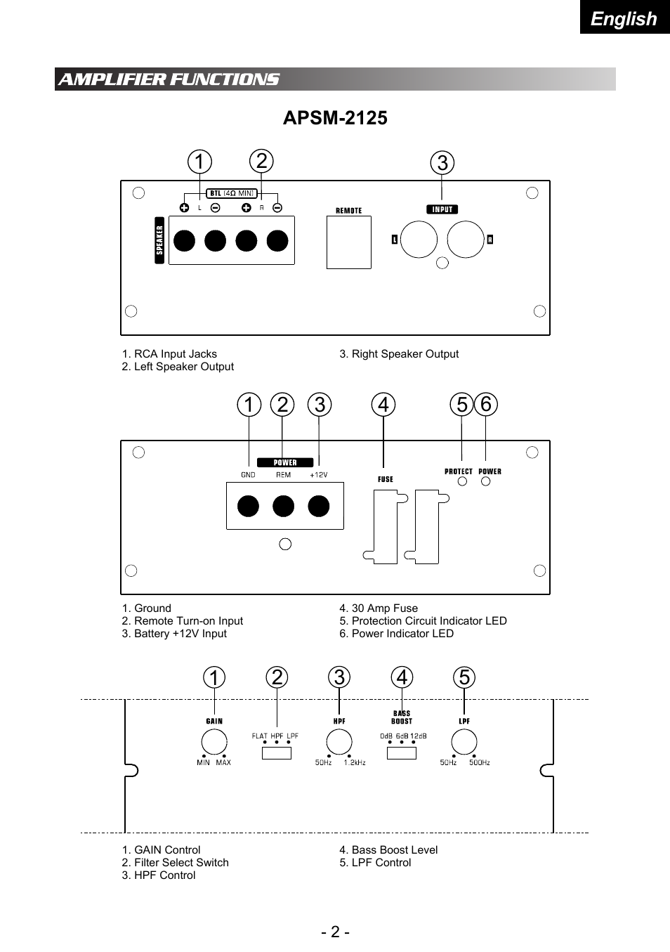 Audiopipe APSM-4080 User Manual | Page 3 / 14