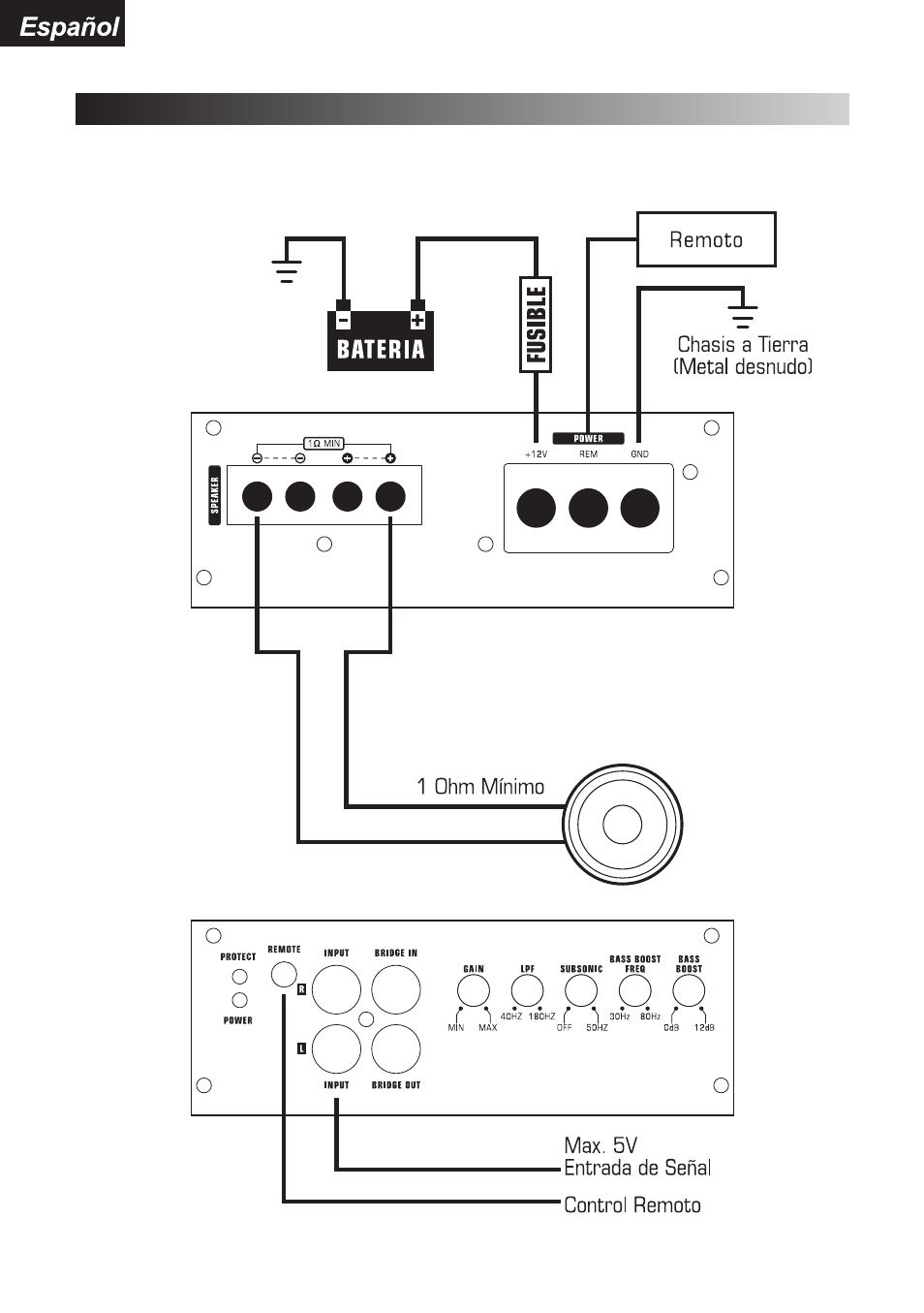 Audiopipe APSM-2000 es User Manual | Page 22 / 29