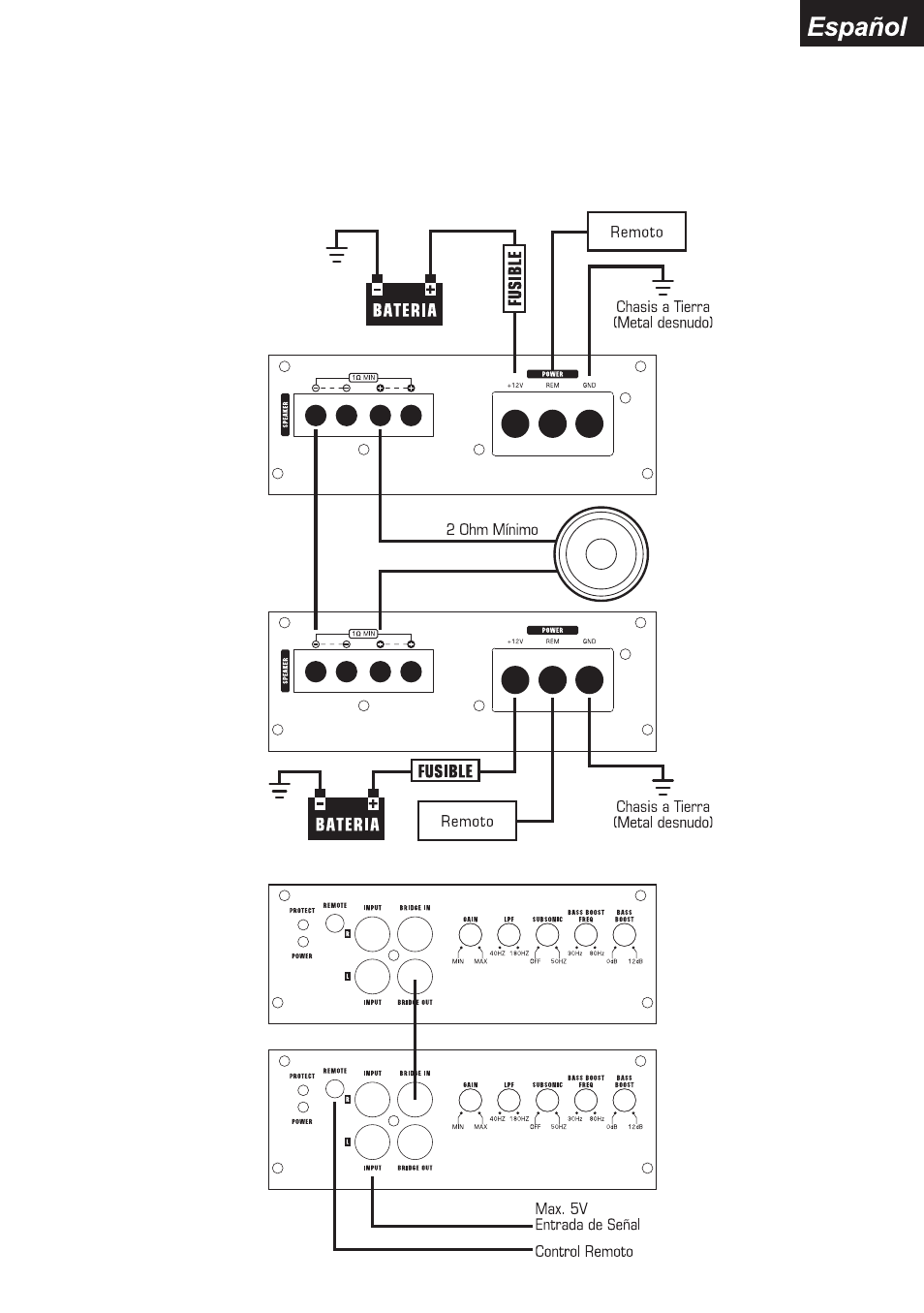 Audiopipe APSM-2000 es User Manual | Page 25 / 29