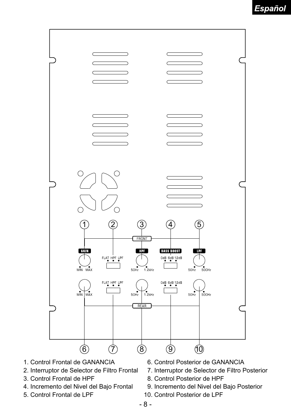 Audiopipe APSM-4050 es User Manual | Page 33 / 47