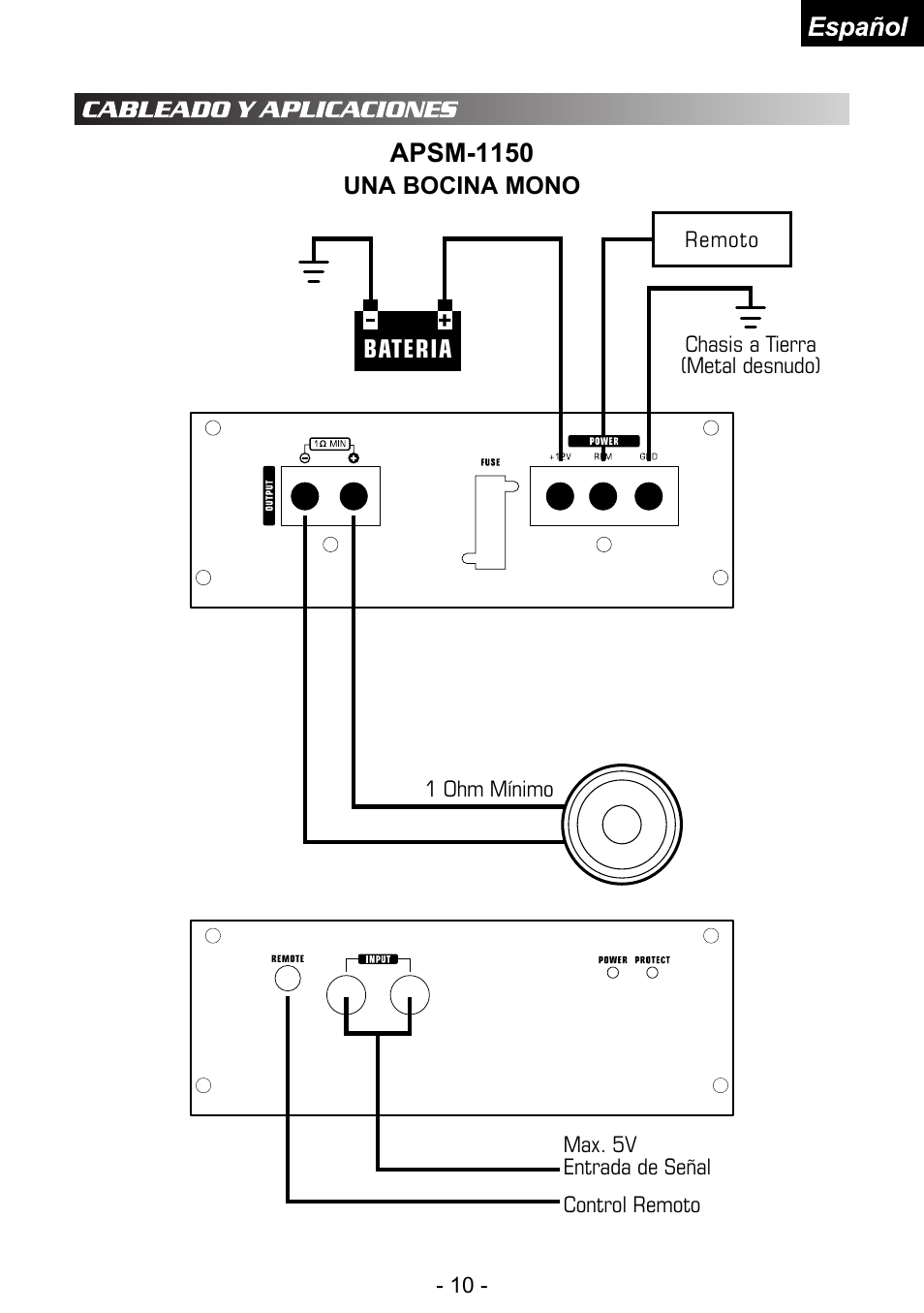 Apsm-1150 | Audiopipe APSM-4050 es User Manual | Page 35 / 47