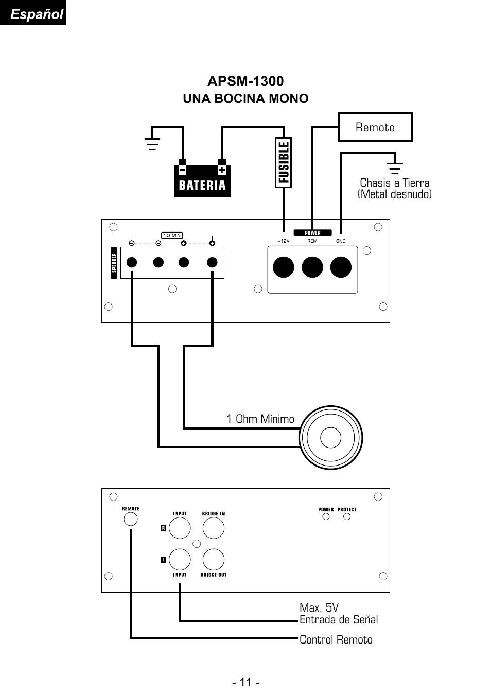 Apsm-1300 | Audiopipe APSM-4050 es User Manual | Page 36 / 47