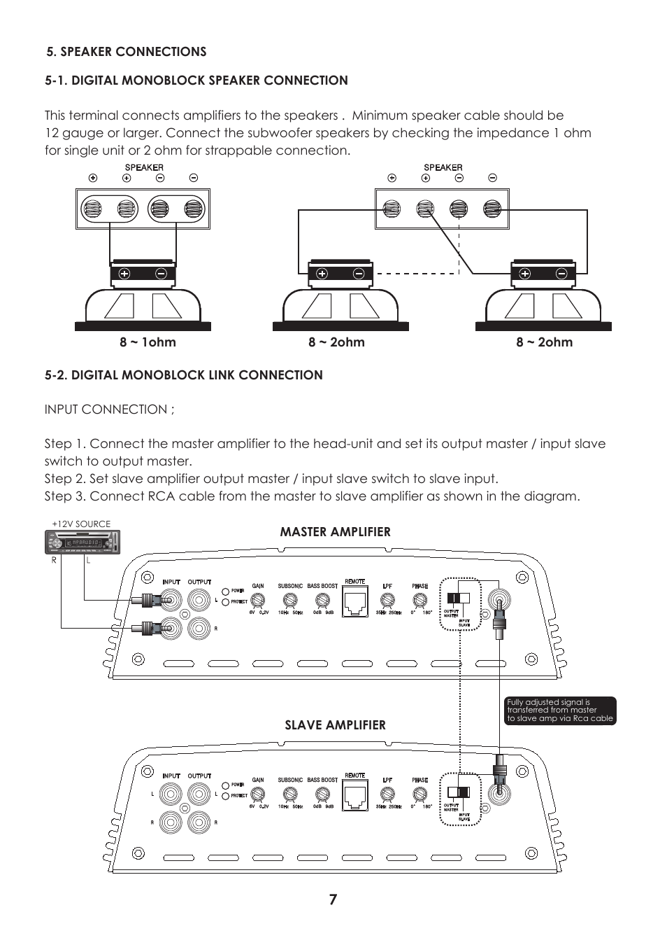 Audiopipe APK-700.5 User Manual | Page 8 / 12