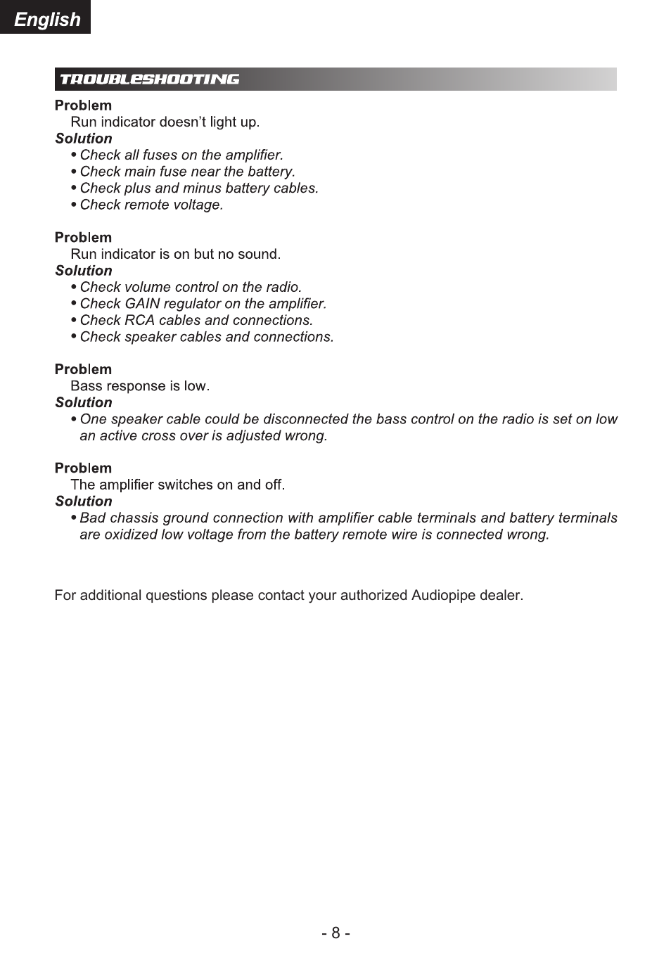 Audiopipe APCL-15001D es User Manual | Page 10 / 22