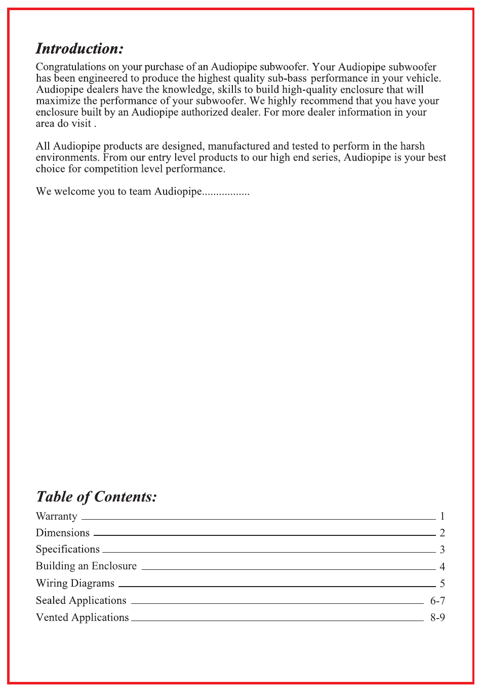 Audiopipe TXX-BD2-15 User Manual | Page 2 / 12