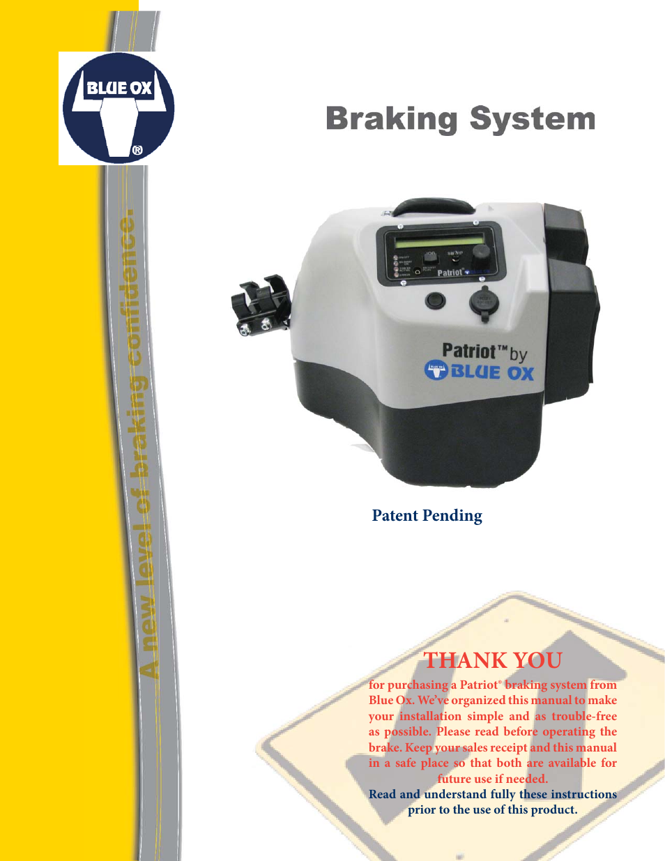 Blue Ox BRK2010 User Manual | 14 pages