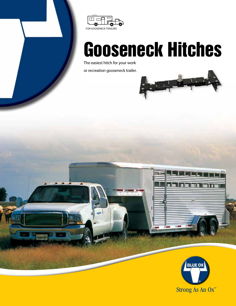 Blue Ox Diamond Hitch Product Brochure User Manual | 4 pages