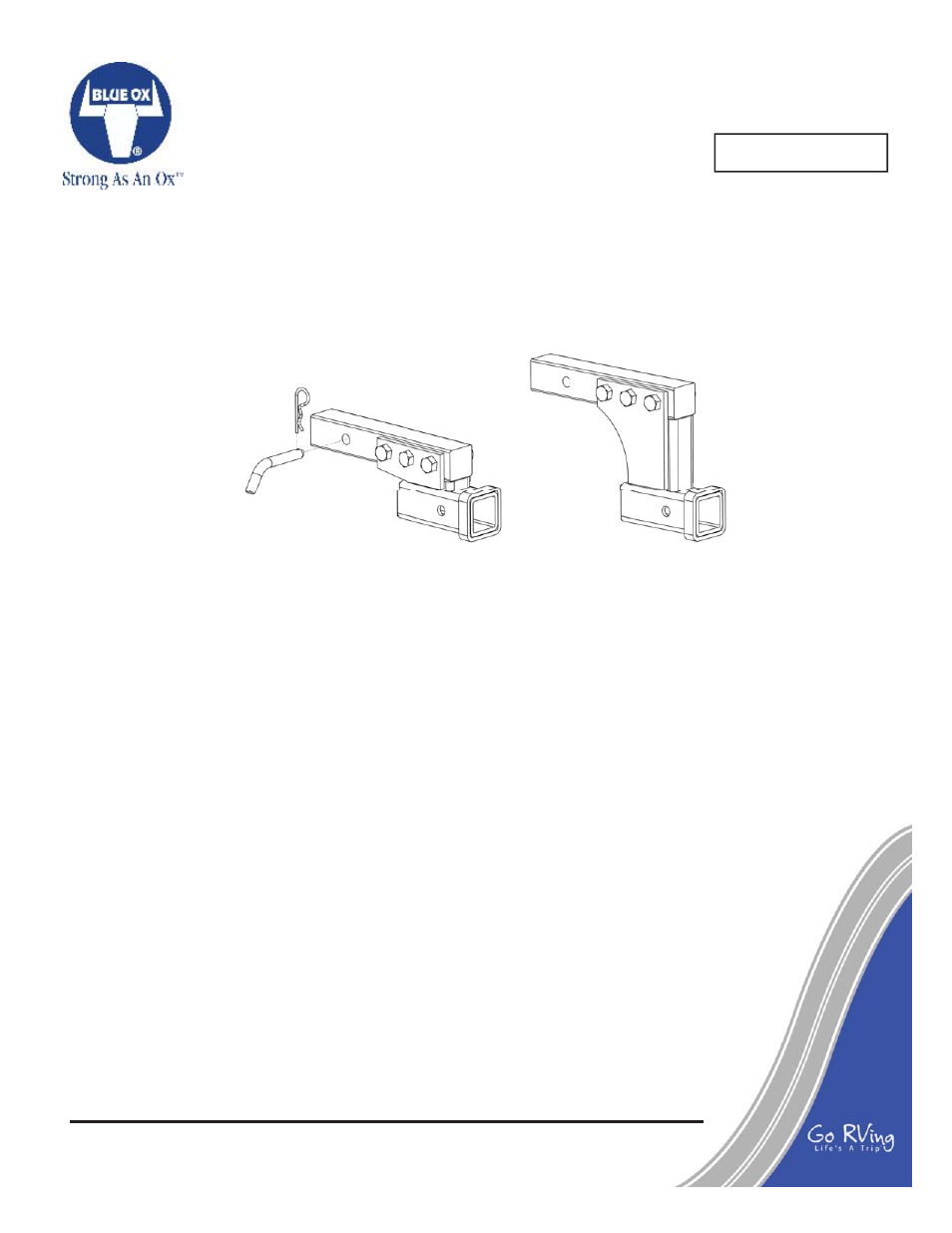 Blue Ox BX88241 User Manual | 1 page