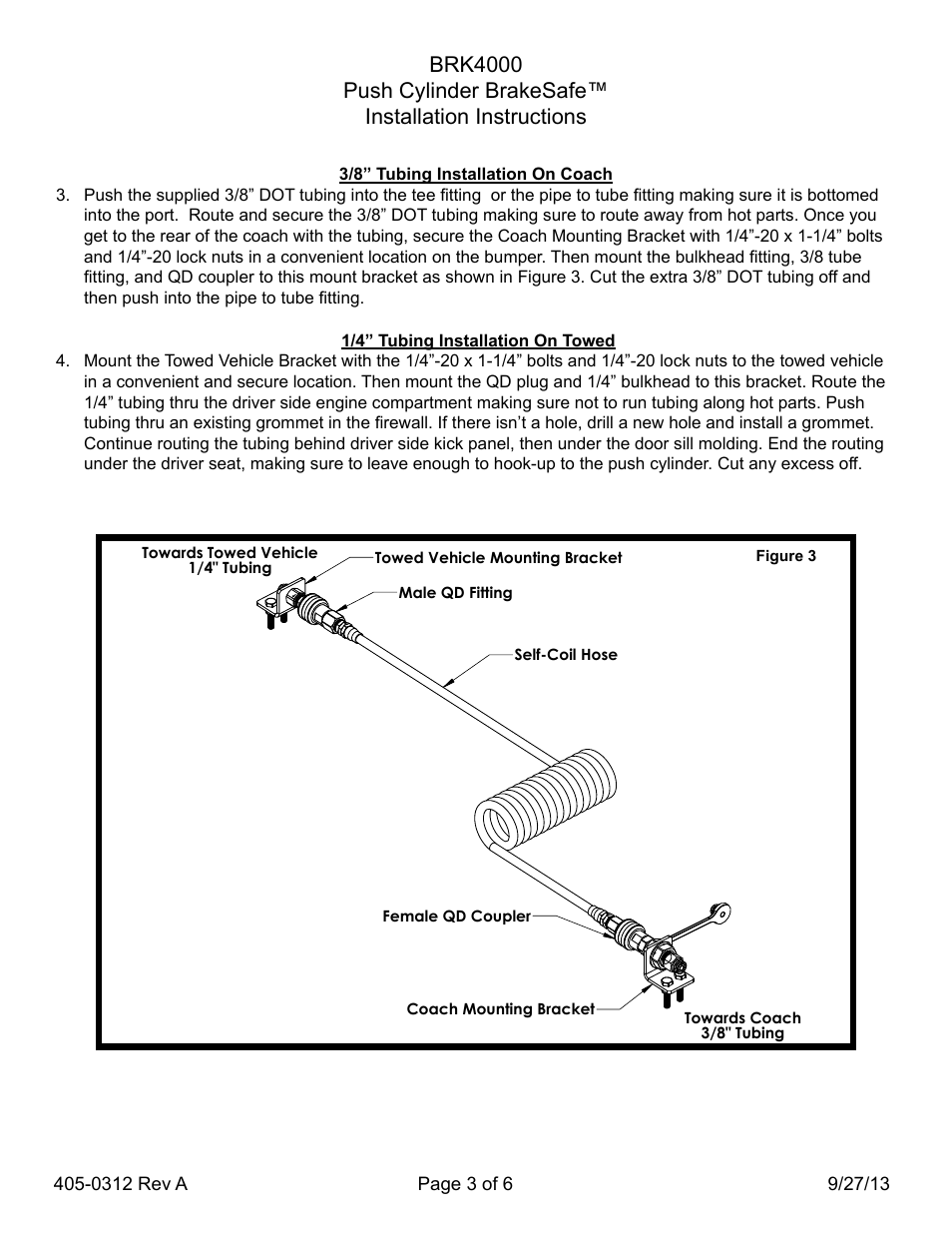 Blue Ox BRK4000 User Manual | Page 3 / 6