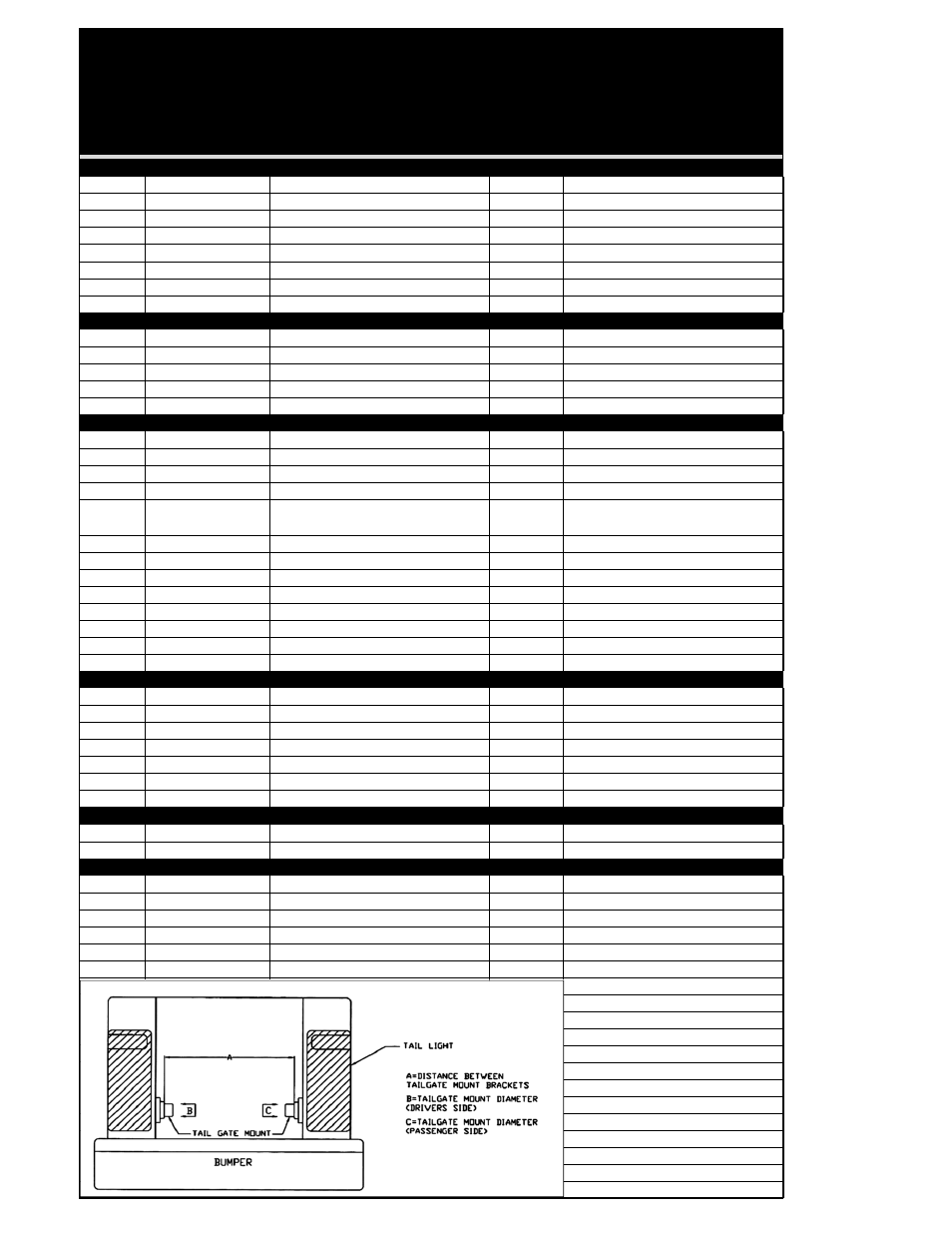 Blue Ox SportLoader Applications User Manual | 1 page