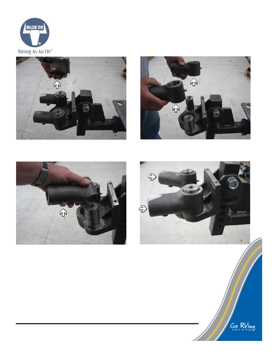 Blue Ox 84-0170 SwayPro Trunnion Kit User Manual | Page 2 / 3