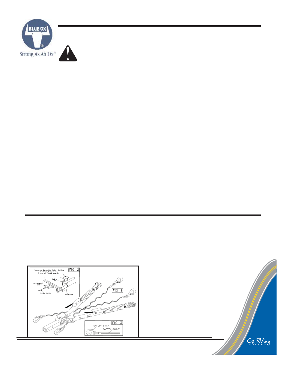Safety | Blue Ox BX7335 User Manual | Page 2 / 9