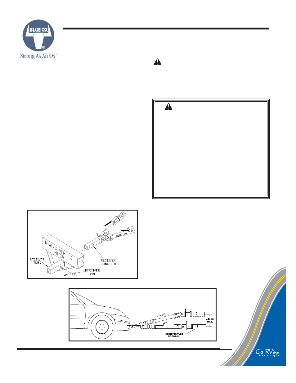 Installation | Blue Ox BX7335 User Manual | Page 3 / 9