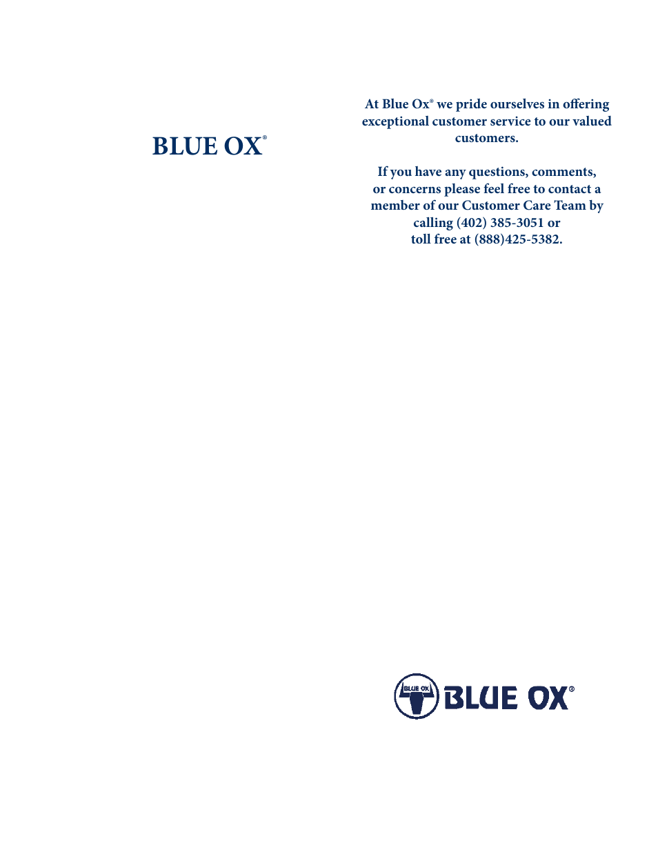 Blue ox | Blue Ox BX88181 User Manual | Page 3 / 3