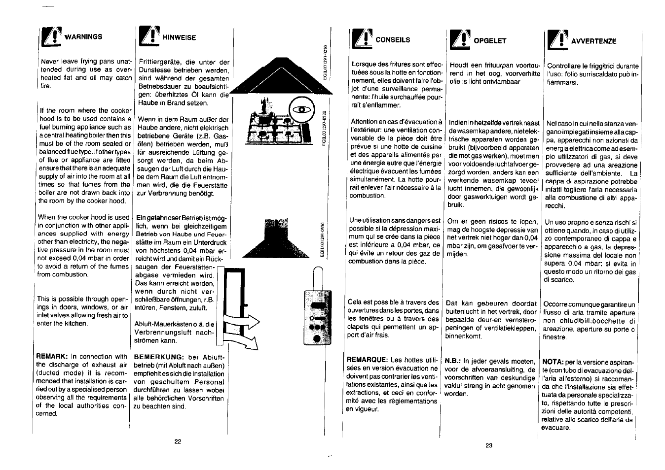 Zanussi NH 100 EAX User Manual | Page 12 / 29