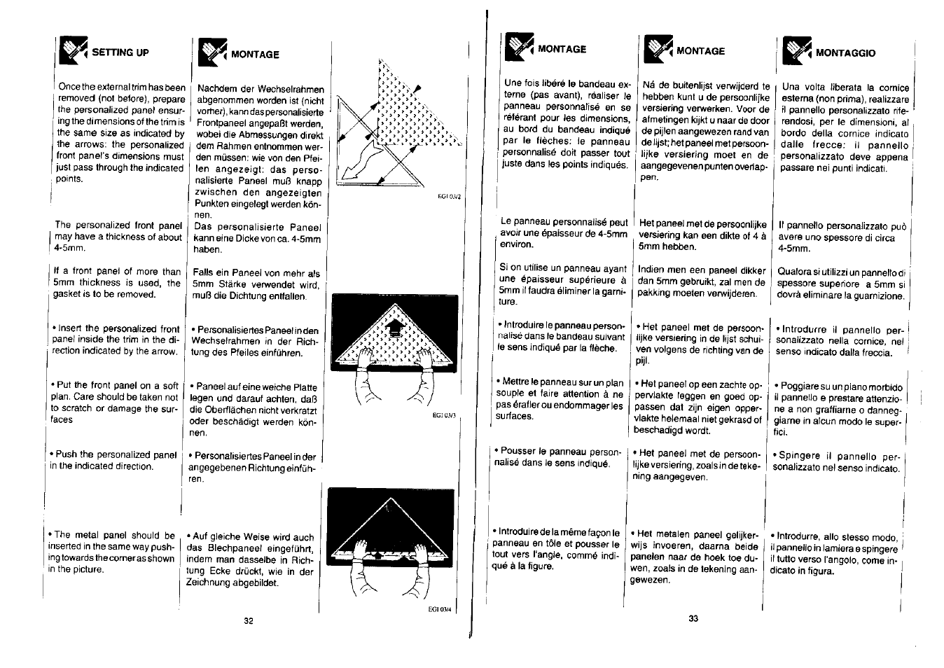 Zanussi NH 100 EAX User Manual | Page 17 / 29