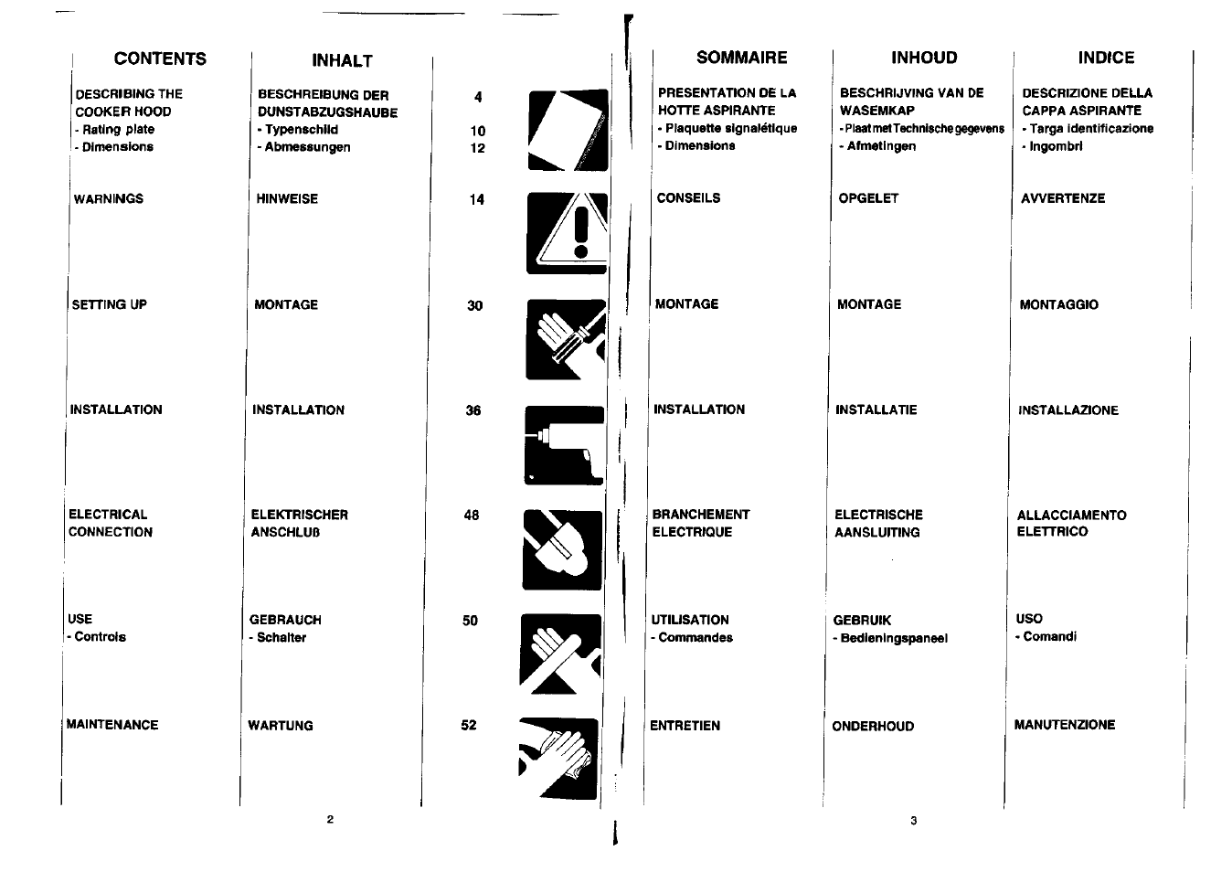 Zanussi NH 100 EAX User Manual | Page 2 / 29
