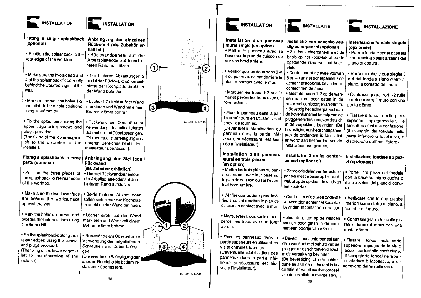 Zanussi NH 100 EAX User Manual | Page 20 / 29