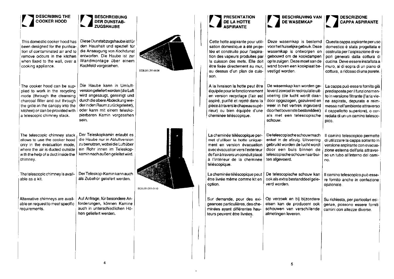 Zanussi NH 100 EAX User Manual | Page 3 / 29