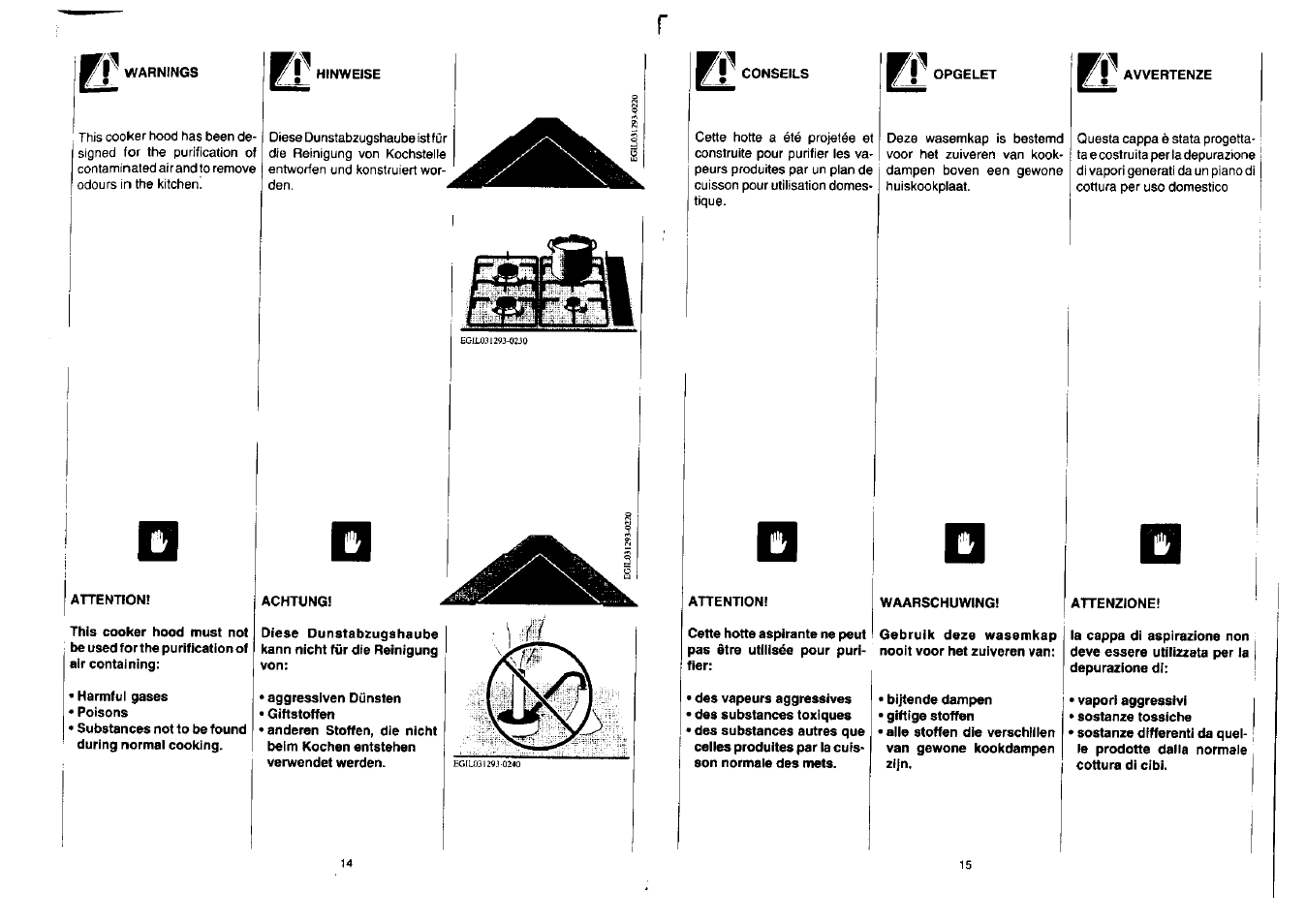 Zanussi NH 100 EAX User Manual | Page 8 / 29
