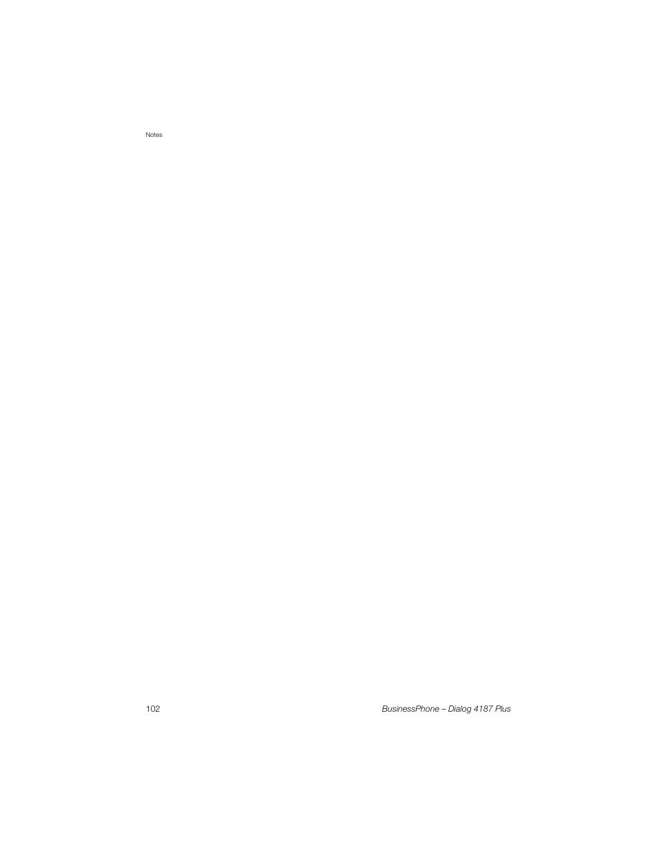 AASTRA 4187 Plus for BusinessPhone User Guide EN User Manual | Page 102 / 104