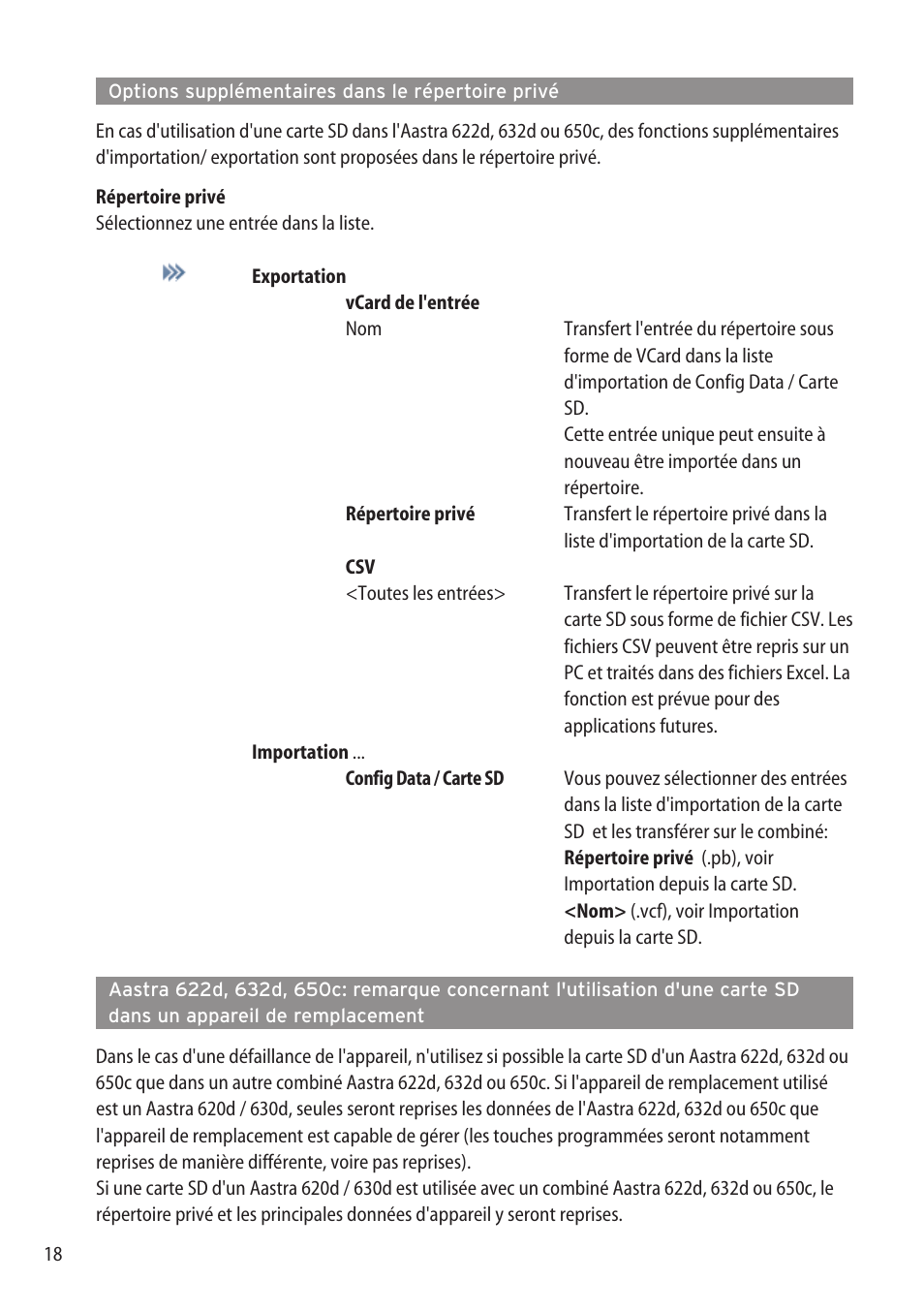 AASTRA microSD-Card User Guide User Manual | Page 20 / 22