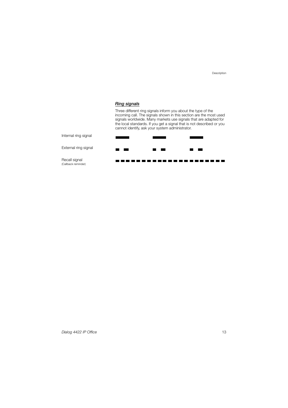 AASTRA 4422 IP Office (SIP) for MX-ONE User Guide User Manual | Page 13 / 111