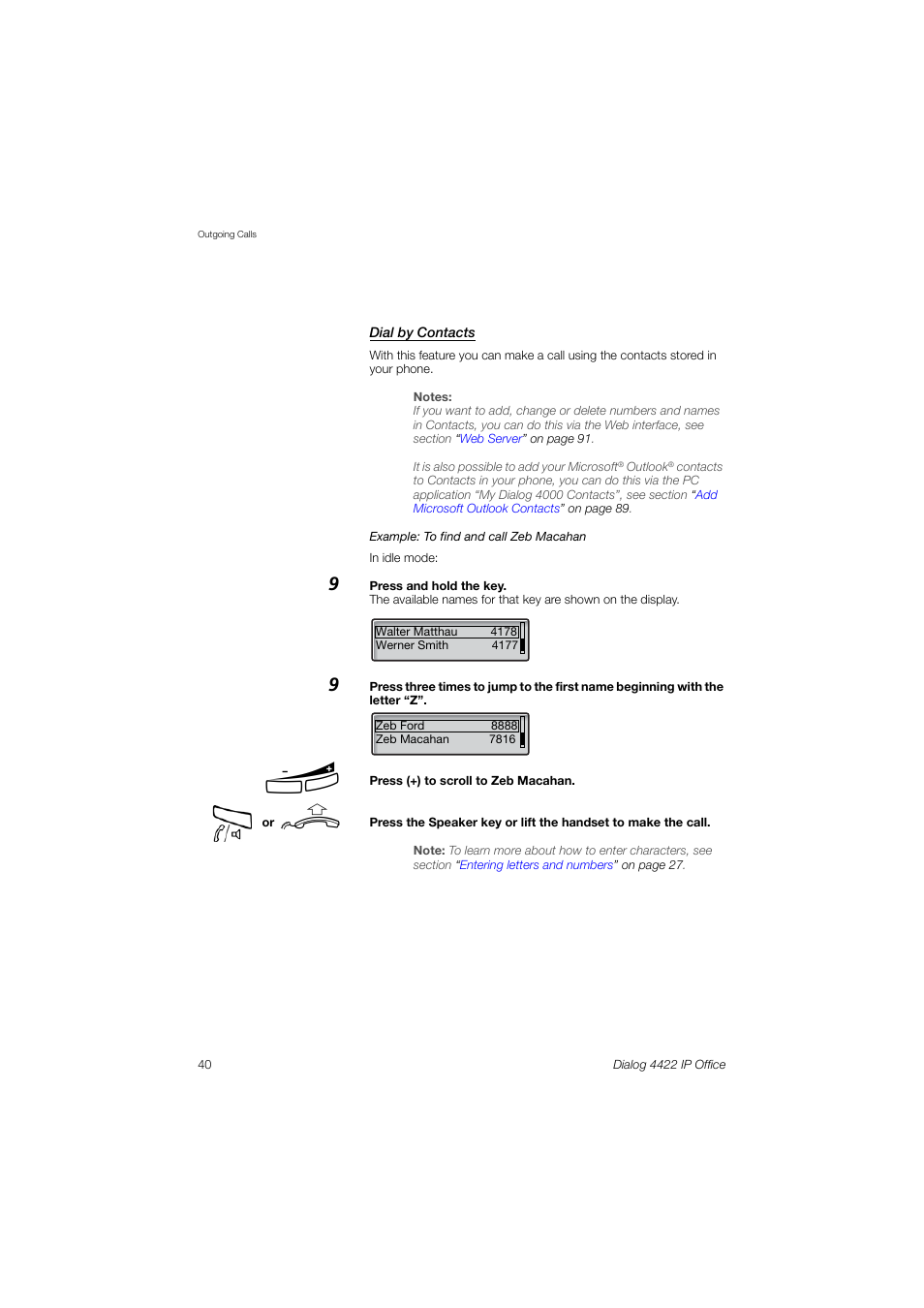 AASTRA 4422 IP Office (SIP) for MX-ONE User Guide User Manual | Page 40 / 111