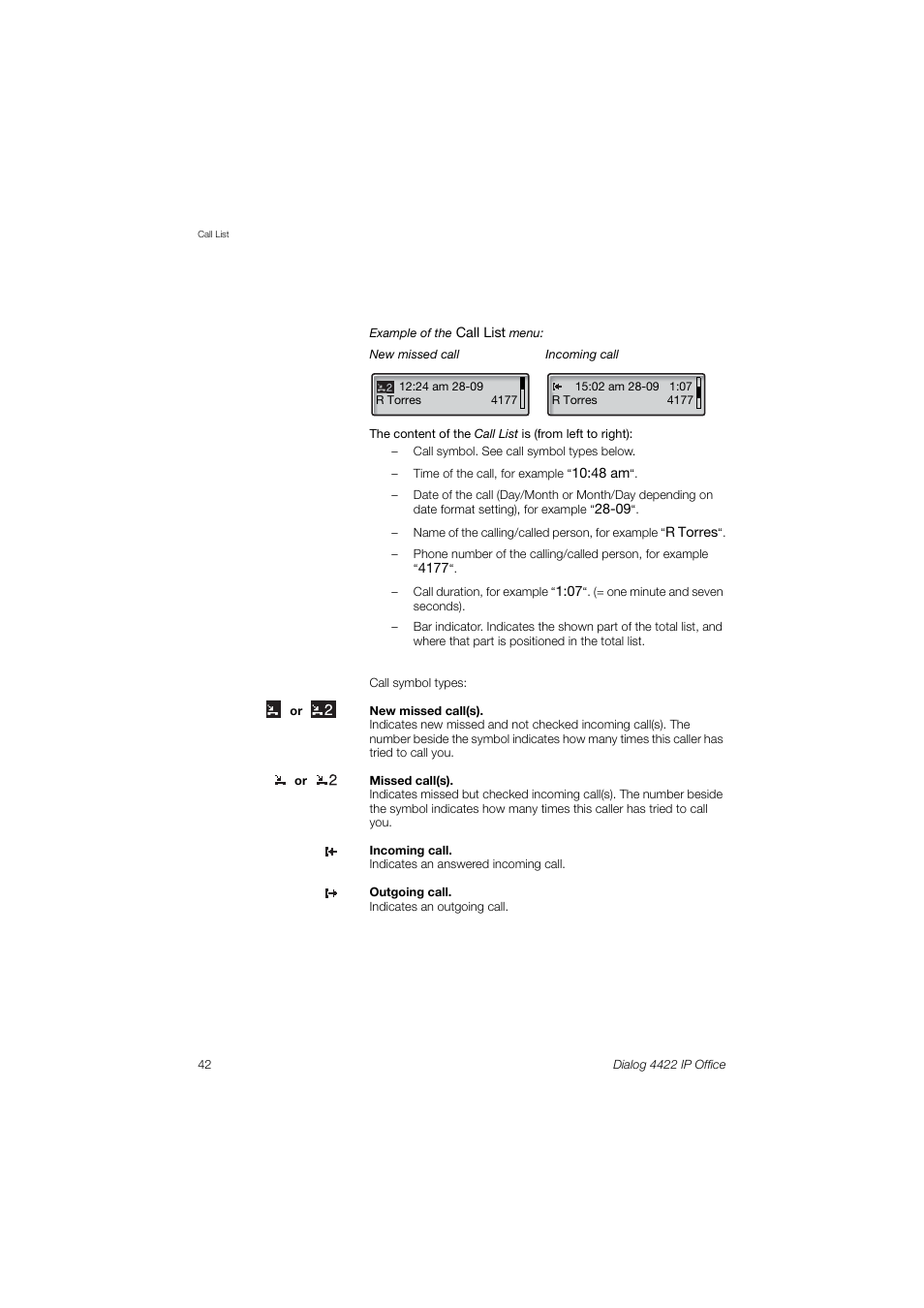 AASTRA 4422 IP Office (SIP) for MX-ONE User Guide User Manual | Page 42 / 111