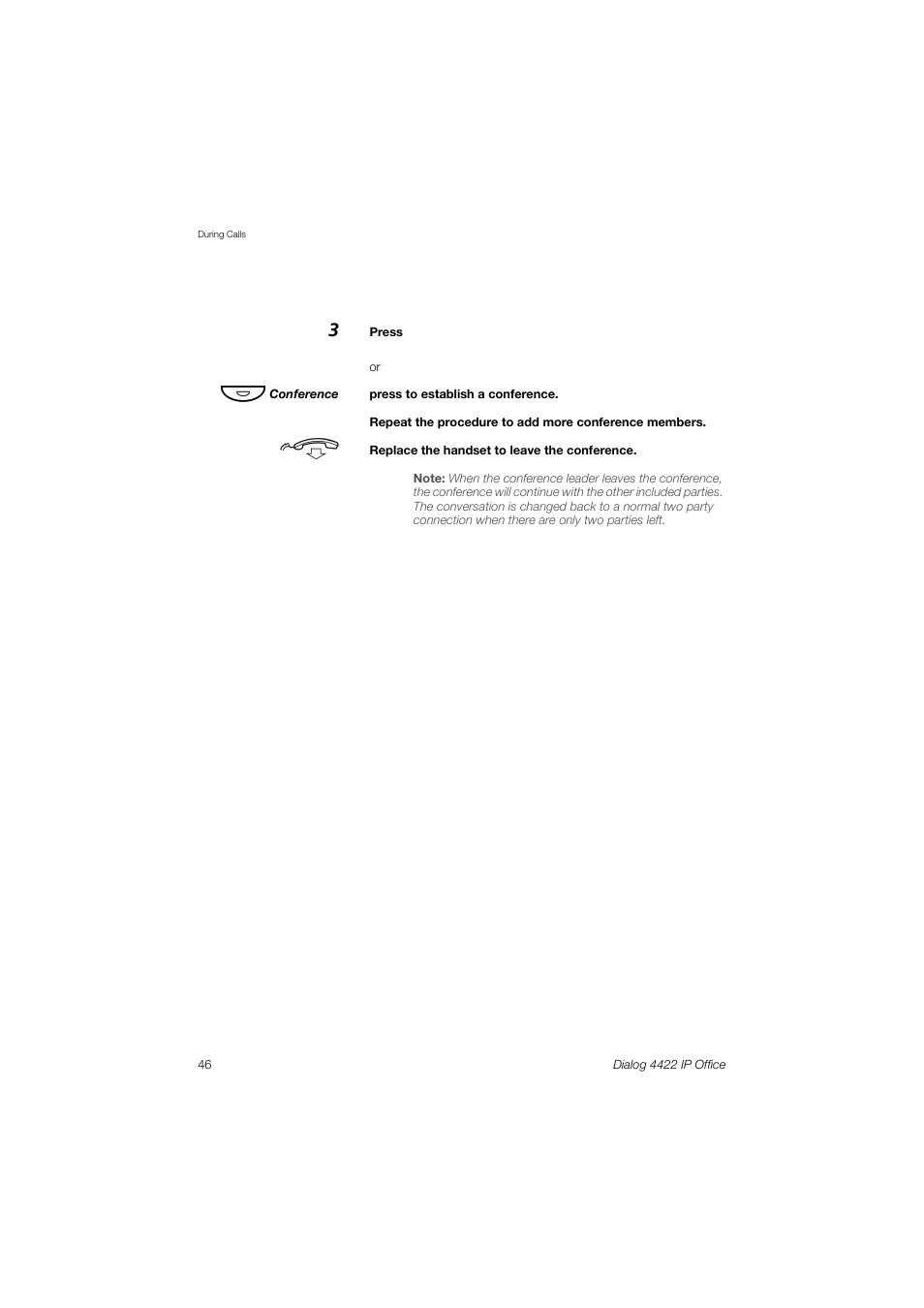 AASTRA 4422 IP Office (SIP) for MX-ONE User Guide User Manual | Page 46 / 111