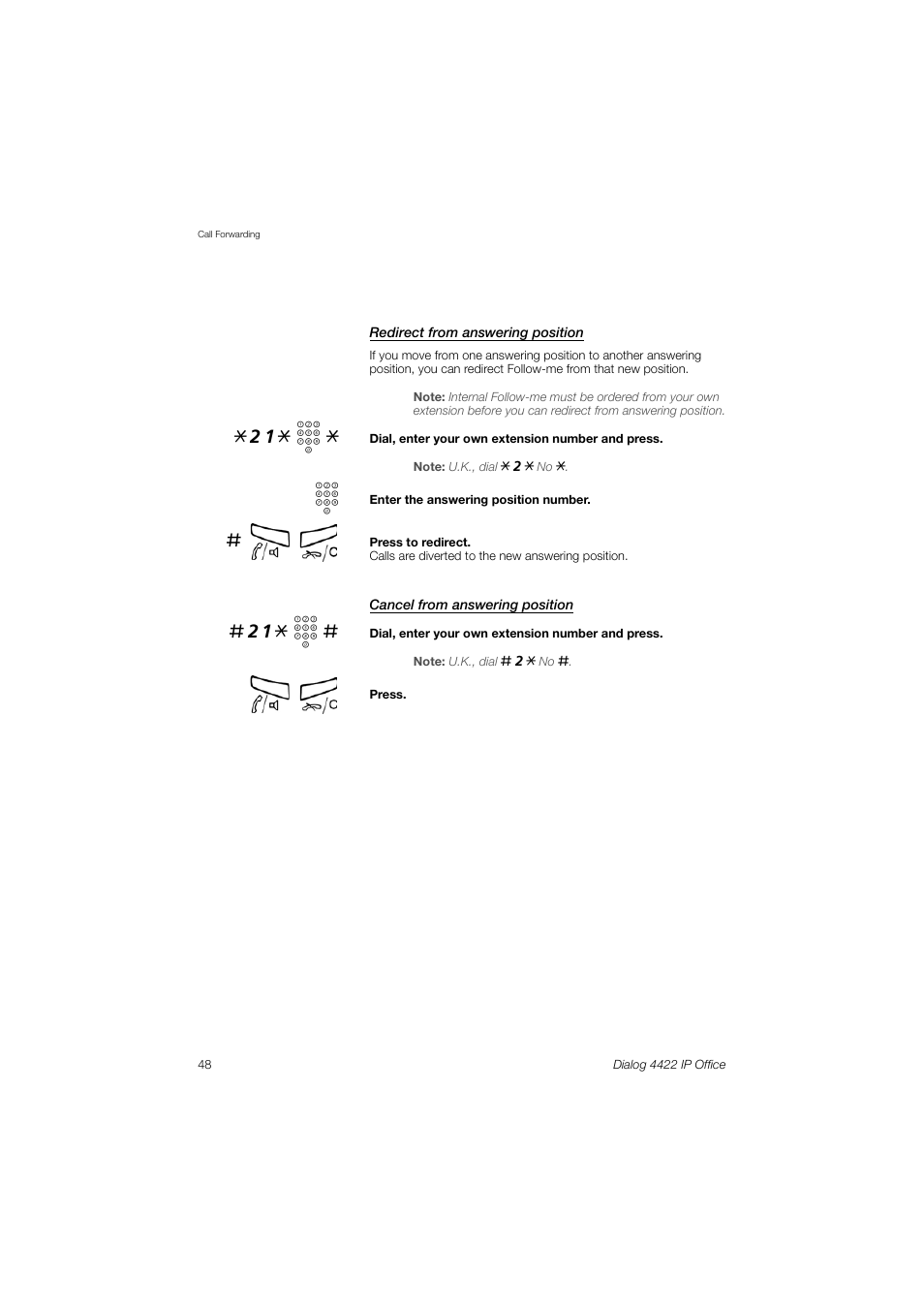 21* z | AASTRA 4422 IP Office (SIP) for MX-ONE User Guide User Manual | Page 48 / 111