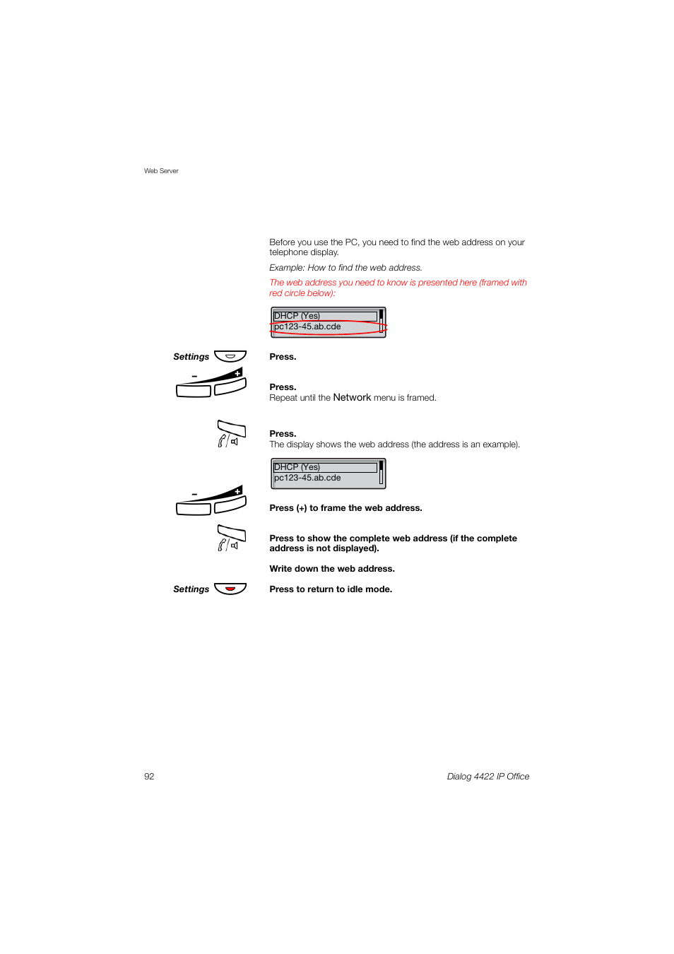 AASTRA 4422 IP Office (SIP) for MX-ONE User Guide User Manual | Page 92 / 111