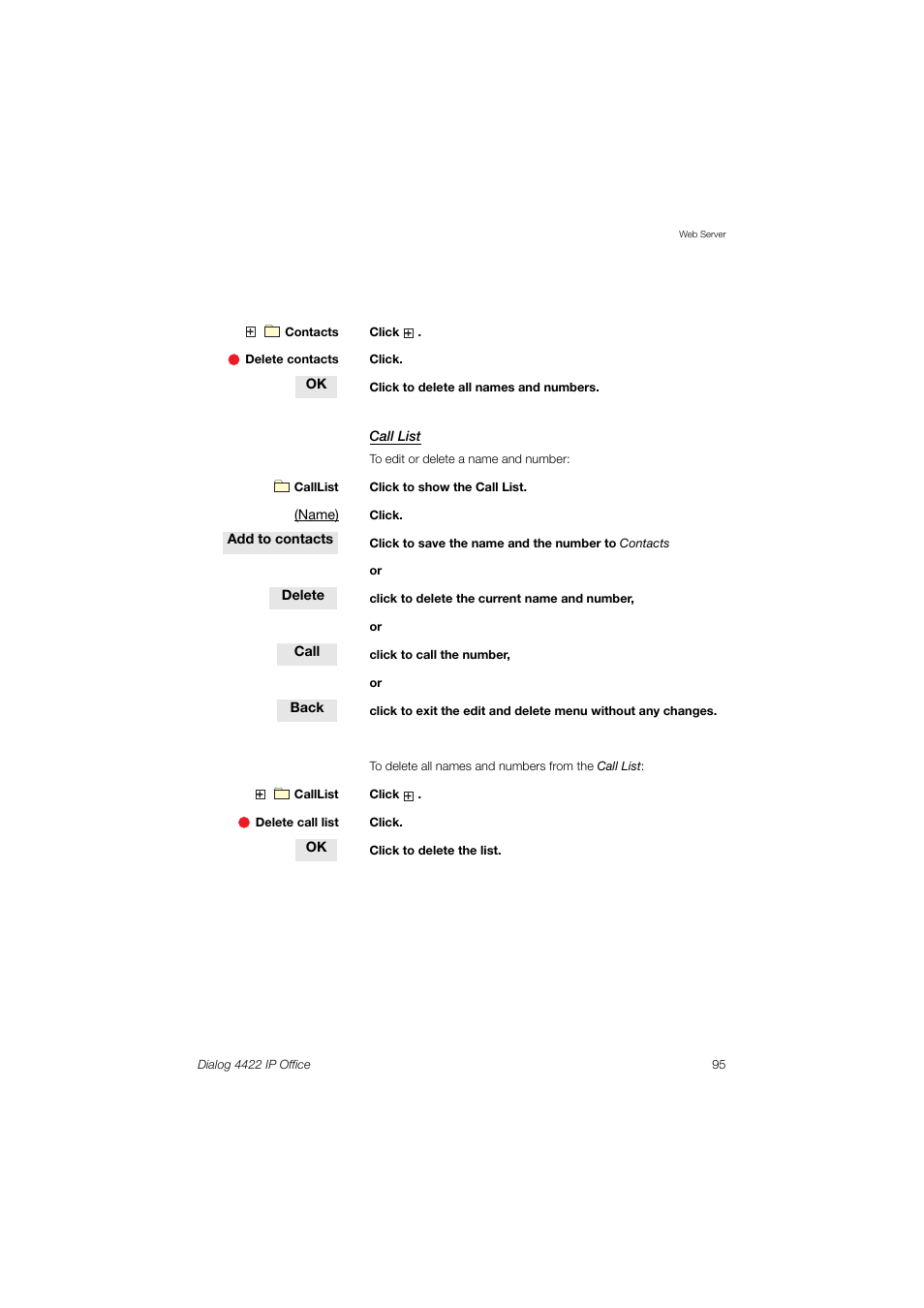 AASTRA 4422 IP Office (SIP) for MX-ONE User Guide User Manual | Page 95 / 111