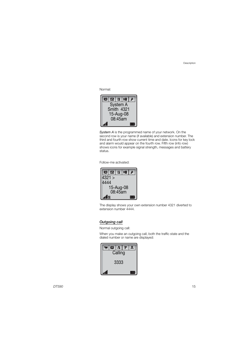 AASTRA DT590 for MX-ONE User Guide EN User Manual | Page 15 / 107