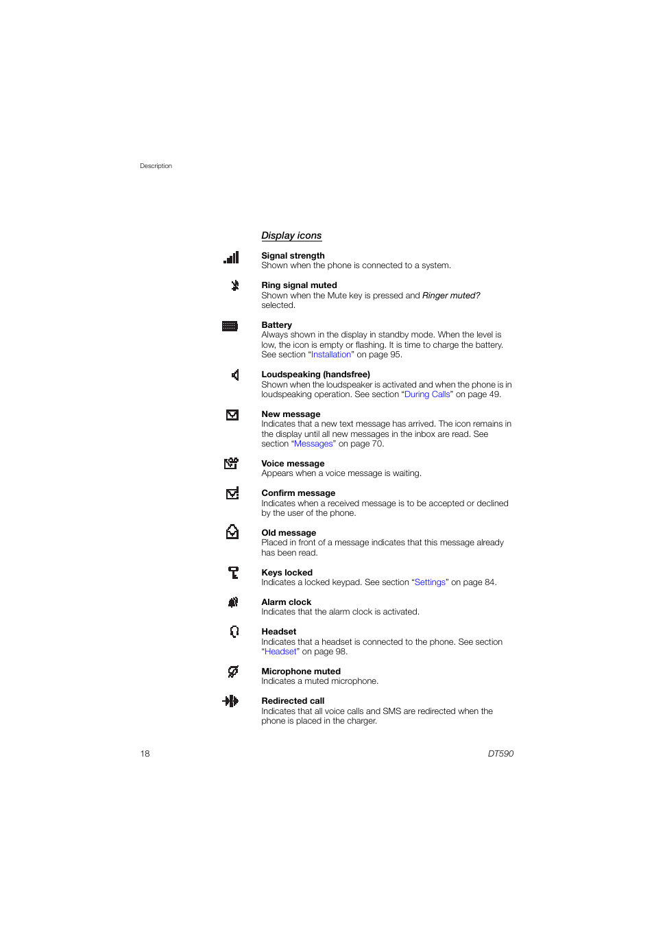 AASTRA DT590 for MX-ONE User Guide EN User Manual | Page 18 / 107