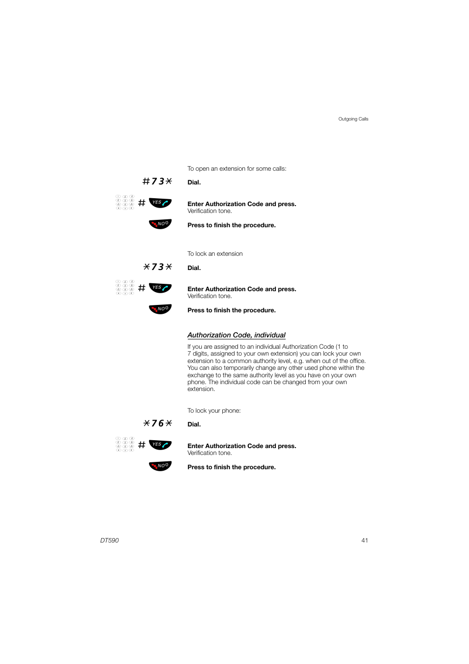 AASTRA DT590 for MX-ONE User Guide EN User Manual | Page 41 / 107