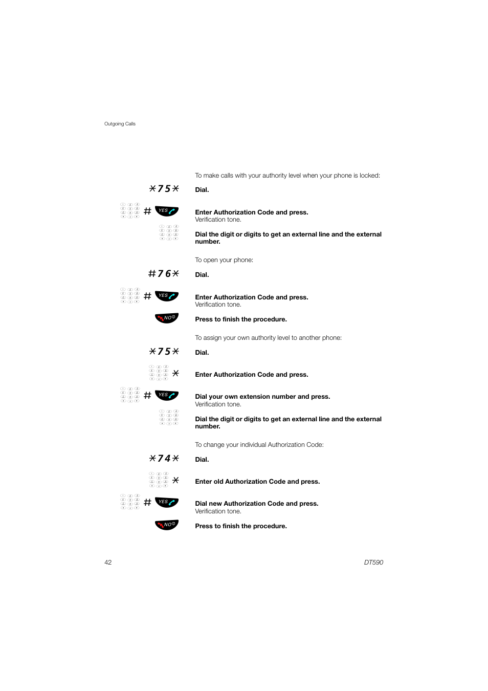 AASTRA DT590 for MX-ONE User Guide EN User Manual | Page 42 / 107