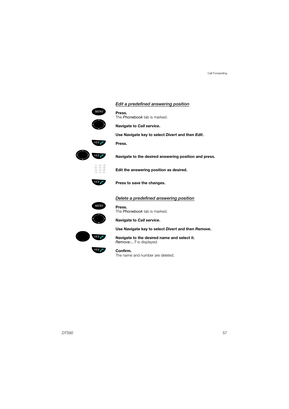 ºь ы | AASTRA DT590 for MX-ONE User Guide EN User Manual | Page 57 / 107