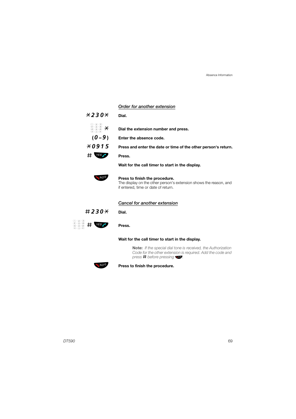 AASTRA DT590 for MX-ONE User Guide EN User Manual | Page 69 / 107