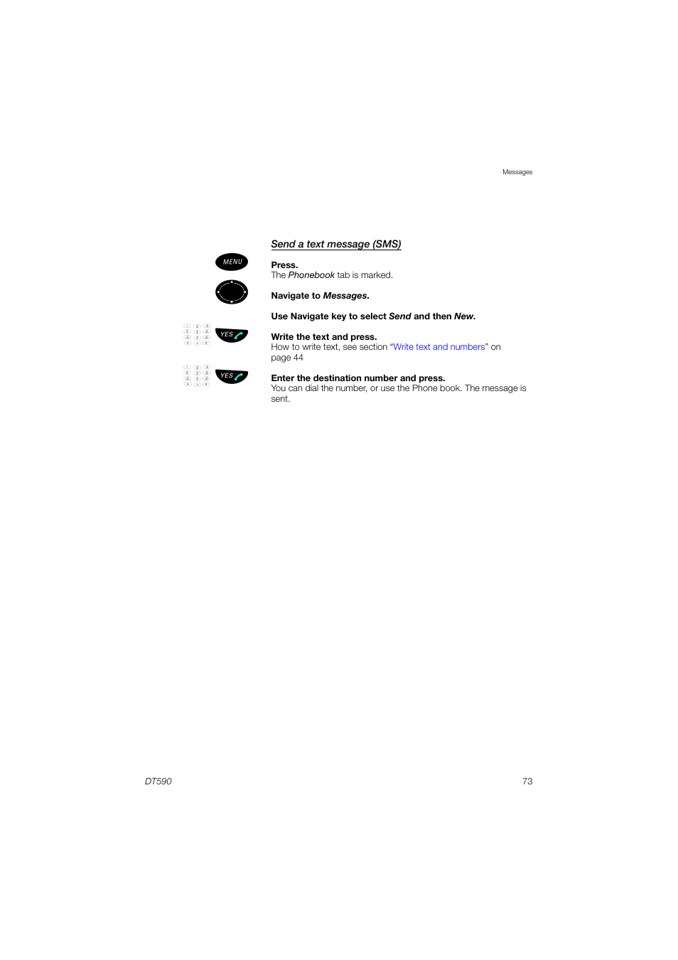AASTRA DT590 for MX-ONE User Guide EN User Manual | Page 73 / 107