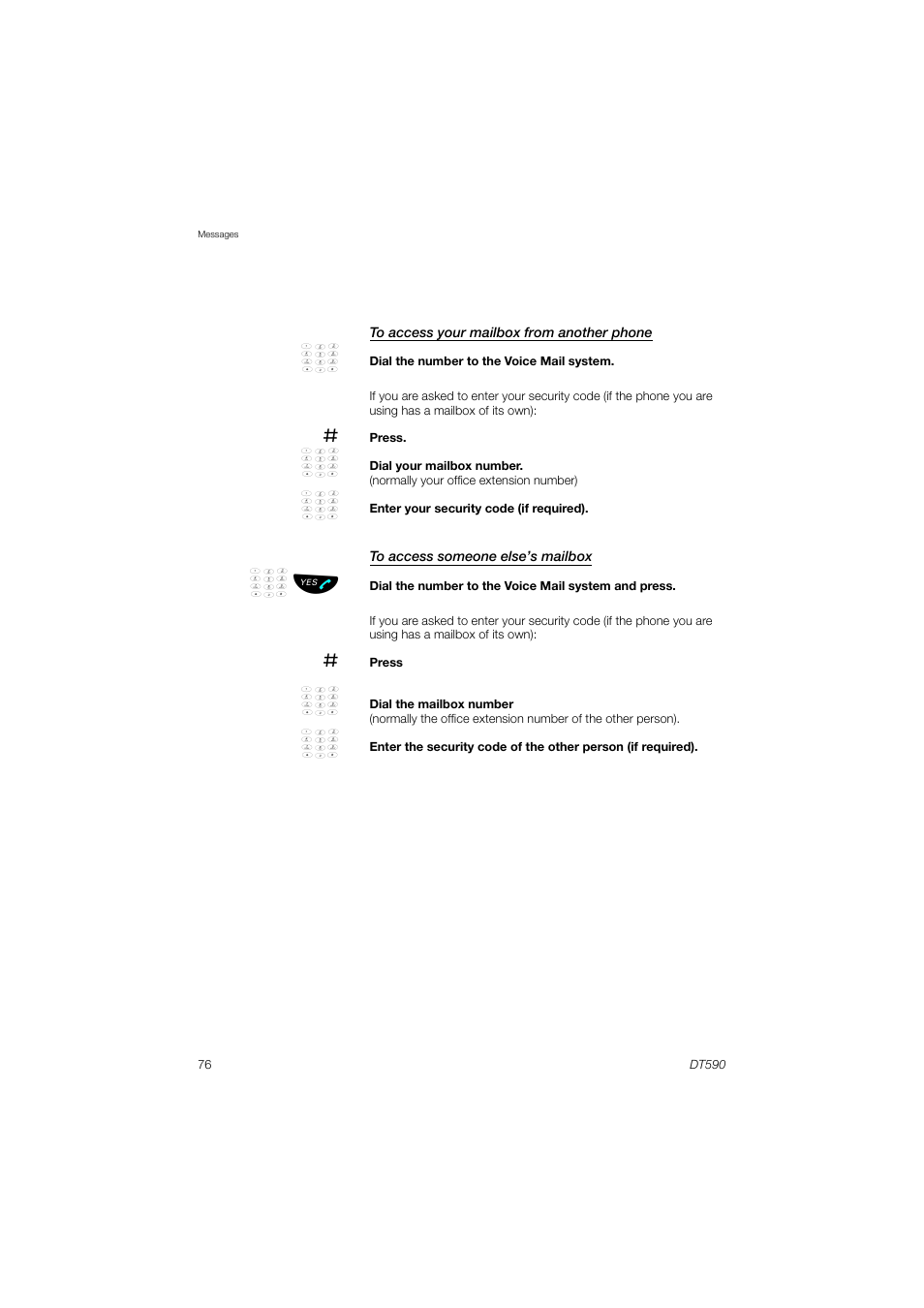 AASTRA DT590 for MX-ONE User Guide EN User Manual | Page 76 / 107