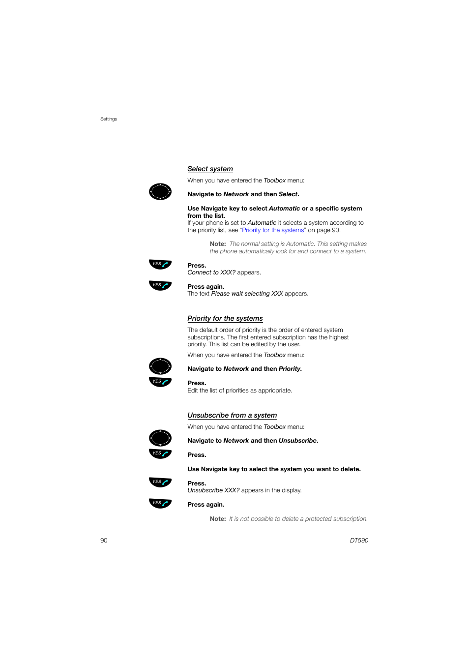 AASTRA DT590 for MX-ONE User Guide EN User Manual | Page 90 / 107