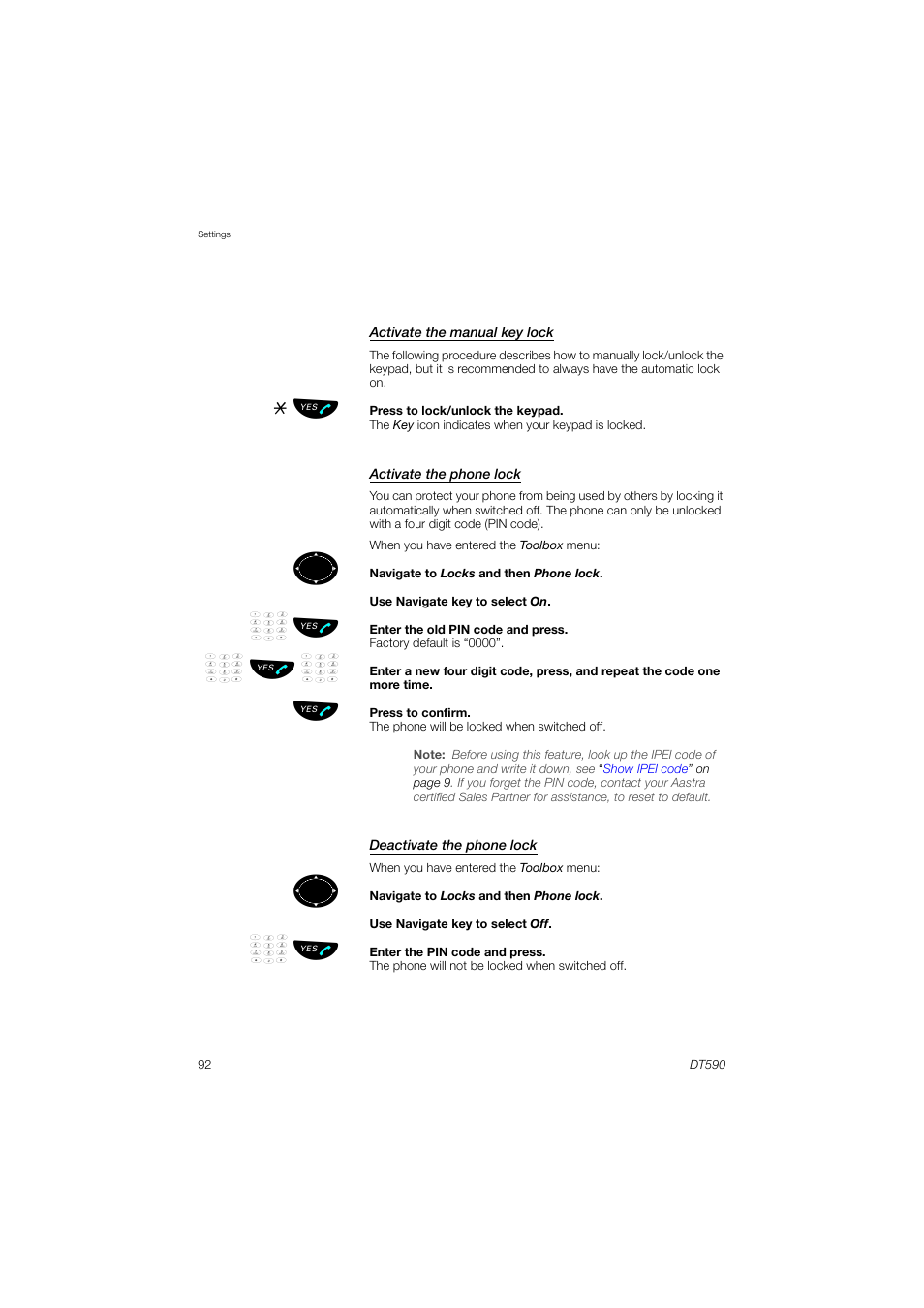 AASTRA DT590 for MX-ONE User Guide EN User Manual | Page 92 / 107